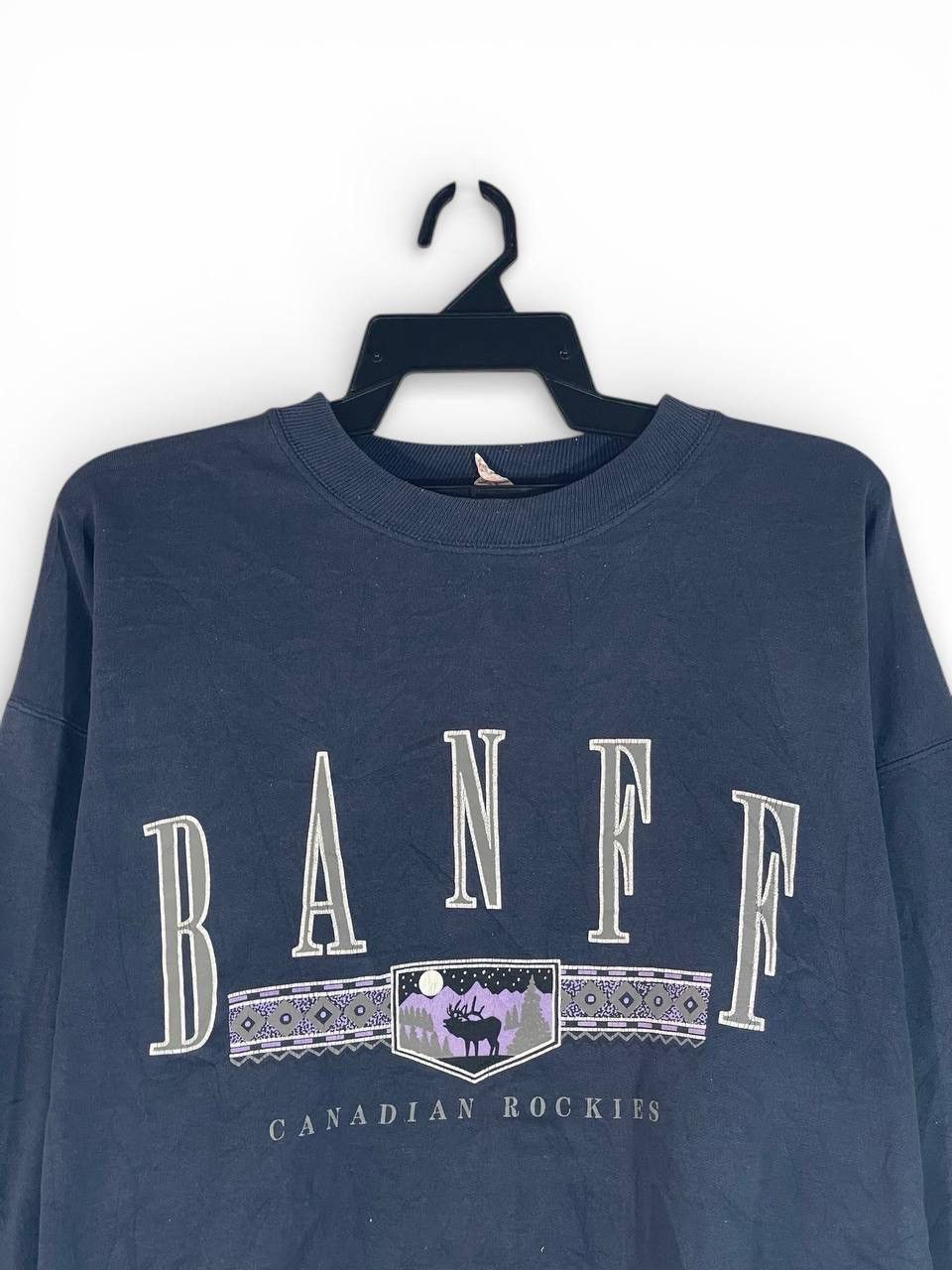 Other Vintage 90s banff canadian rockies sweatshirt jumper Size L Size US L / EU 52-54 / 3 - 2 Thumbnail