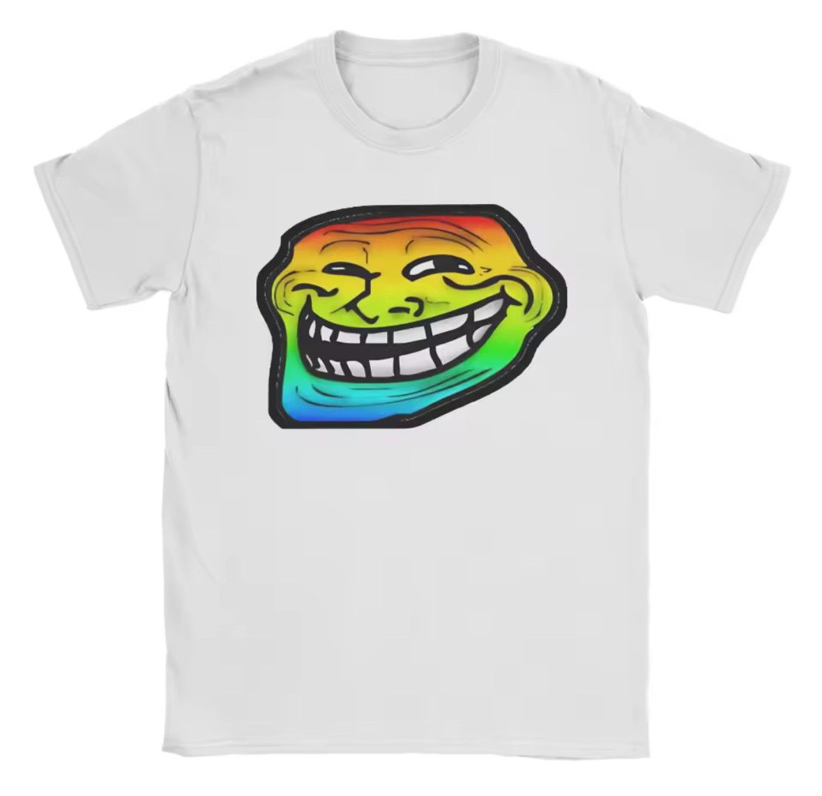 Other Creative Color Troll Face Memes Funny Comic Graphic T-Shirt Size US M / EU 48-50 / 2 - 1 Thumbnail
