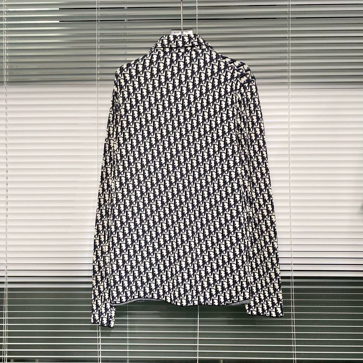 Dior Dior Oblique Logo Knit Shirt Jacket Size US XS / EU 42 / 0 - 2 Thumbnail