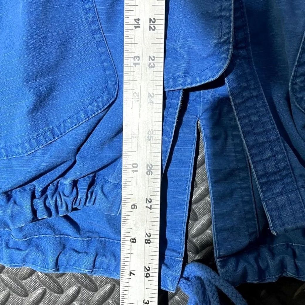 Mossimo Mossimo Supply Co. Hooded Jacket Blue Button Front Casual Women's XL Jacket Women XL Blue Size XL / US 12-14 / IT 48-50 - 5 Thumbnail