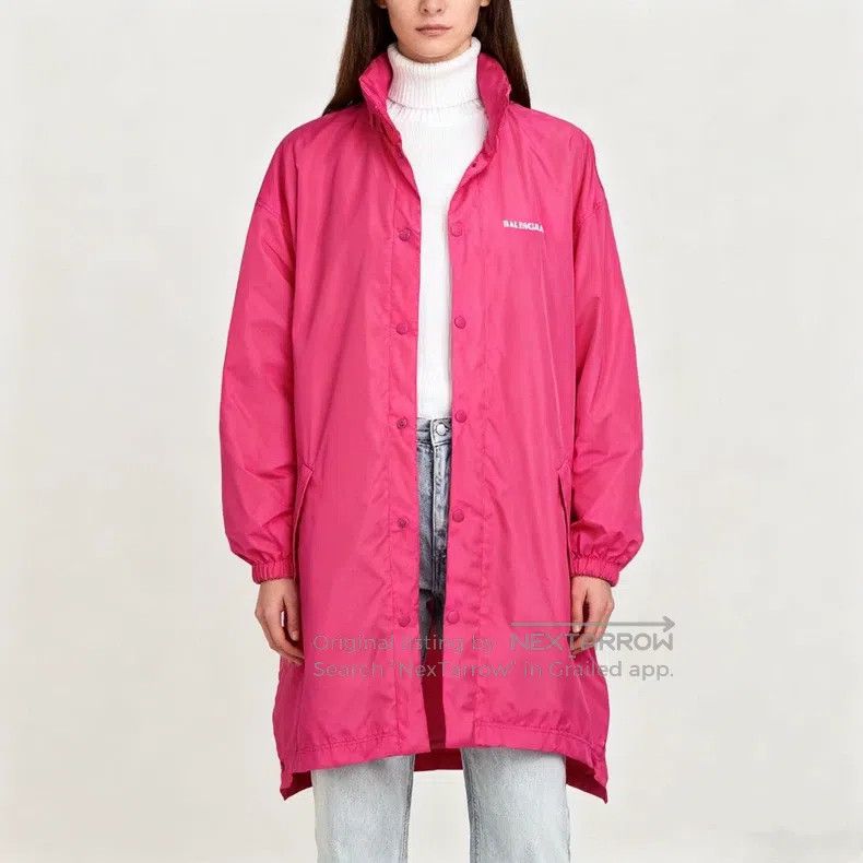 Balenciaga Balenciaga Fluorescent Pink Windbreaker Size US S / EU 44-46 / 1 - 3 Thumbnail