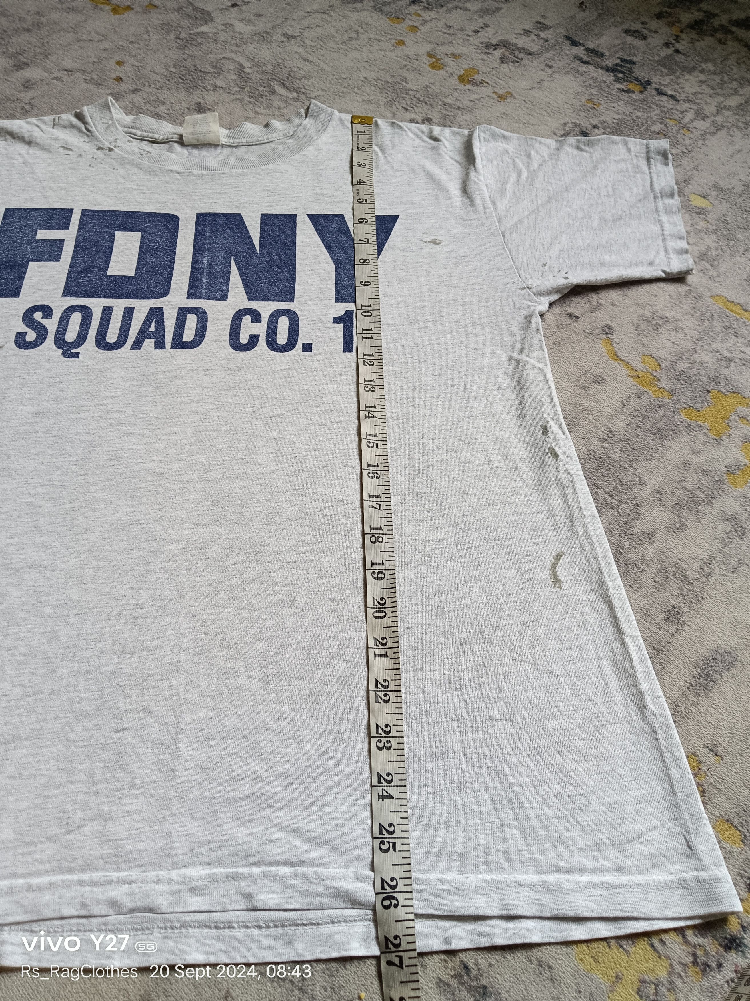 Vintage VINTAGE FDNY SQUAD CO 1 KEEP BACK 200FT Size US M / EU 48-50 / 2 - 5 Thumbnail