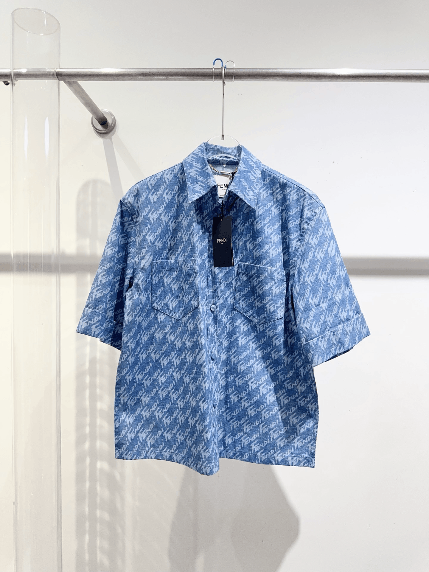 Fendi Fendi Denim Shirt Size XS / US 0-2 / IT 36-38 - 1 Thumbnail