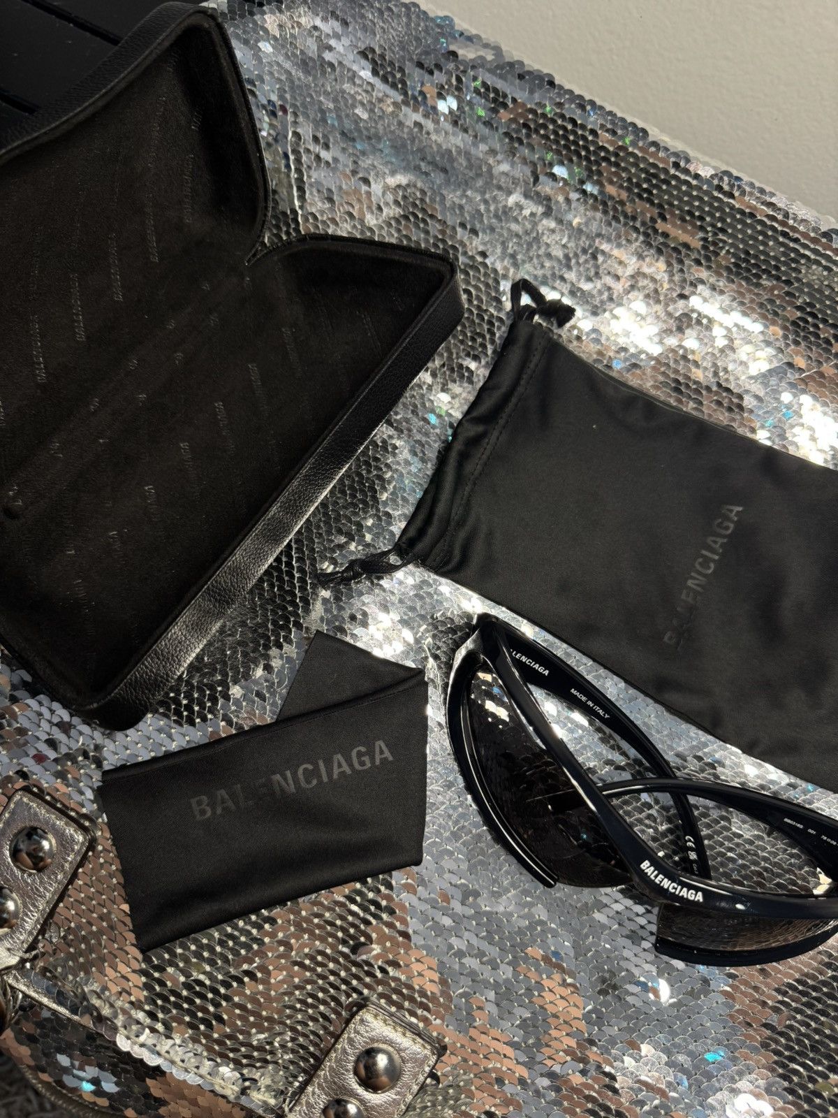 Balenciaga Balenciaga Dynamo Geometric Sunglasses Size ONE SIZE - 3 Thumbnail