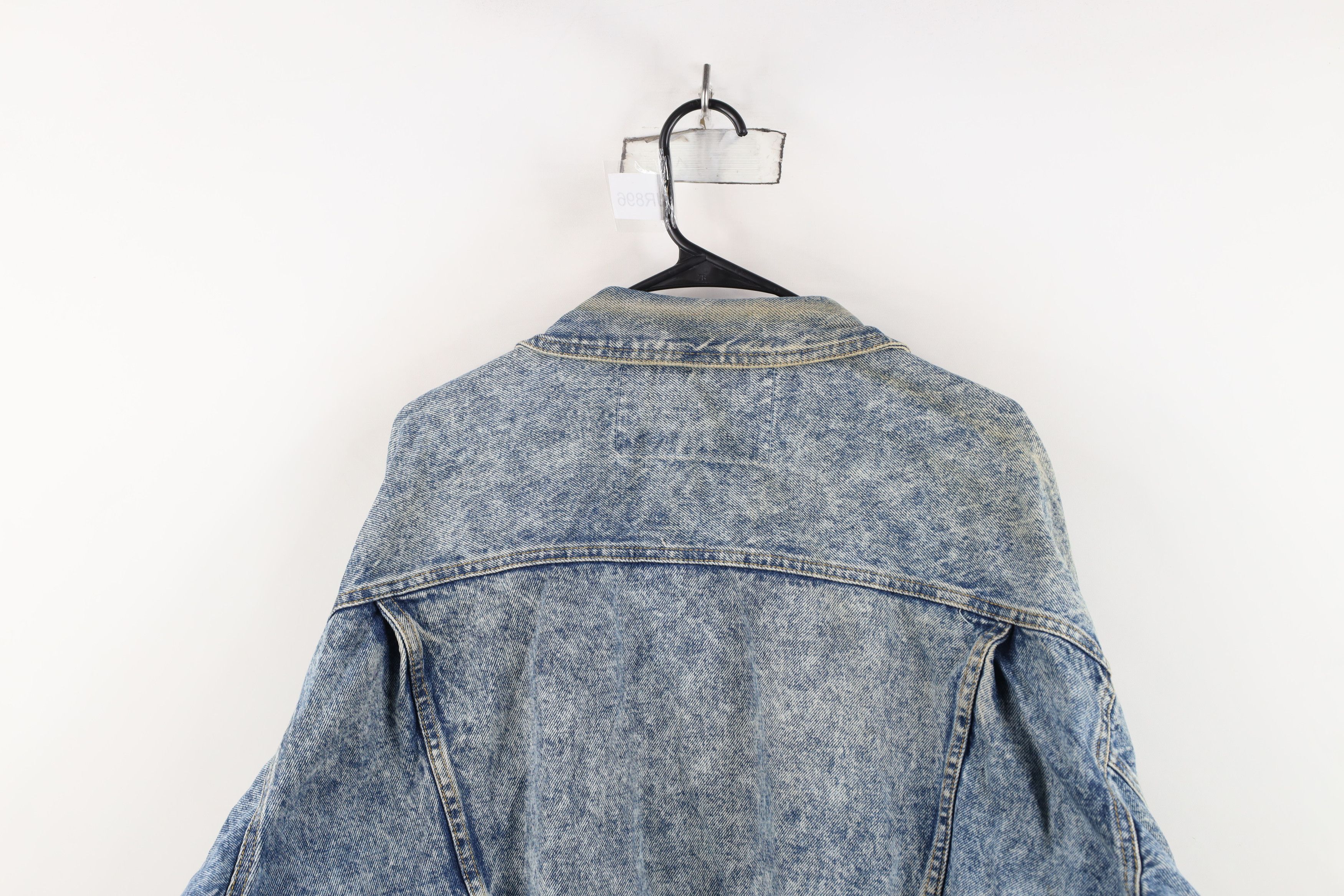 Guess Vintage 90s Guess Acid Wash Denim Trucker Jacket Blue USA Size US M / EU 48-50 / 2 - 15 Thumbnail
