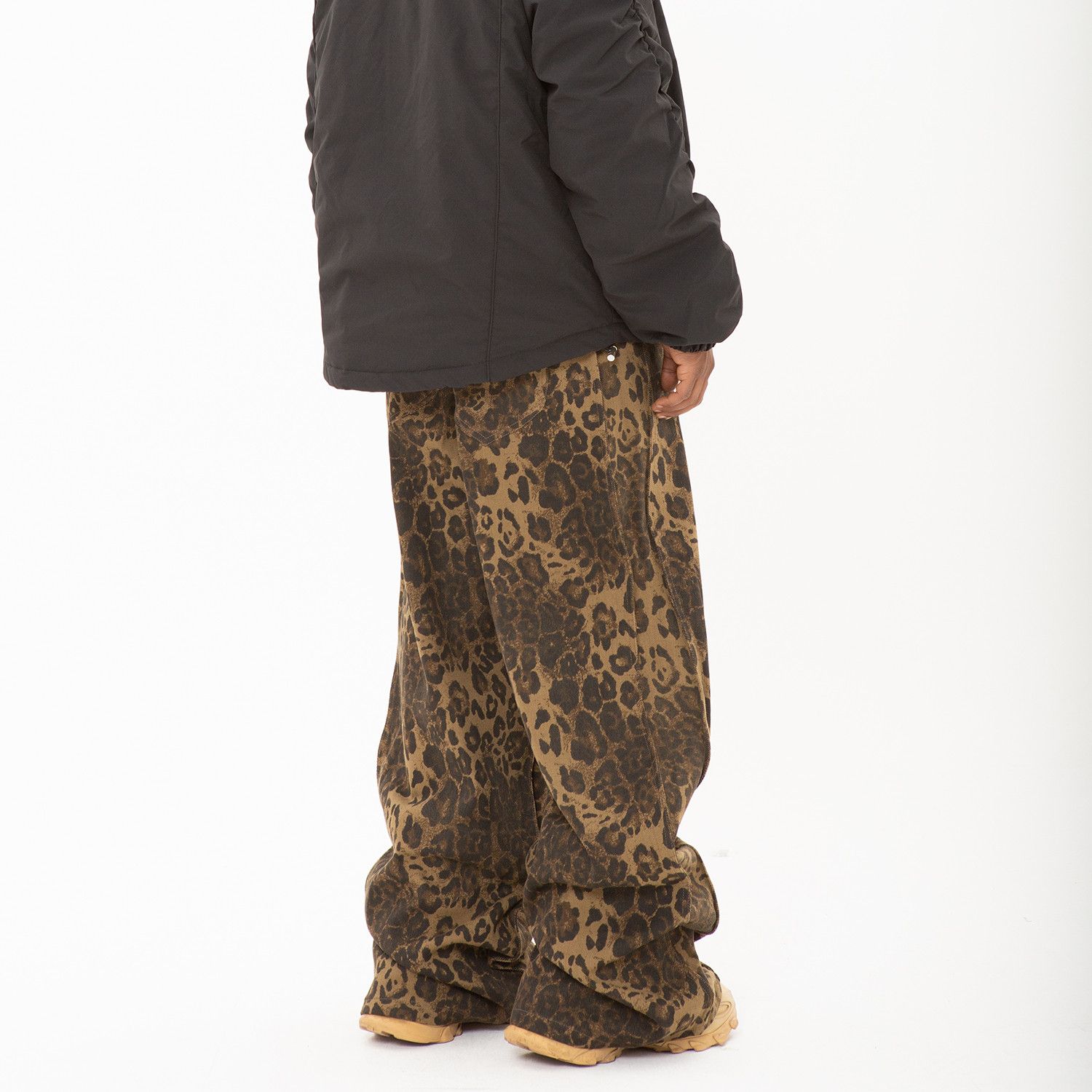 Japanese Brand Camouflage Leopard baggyJeans Size US 32 / EU 48 - 3 Thumbnail