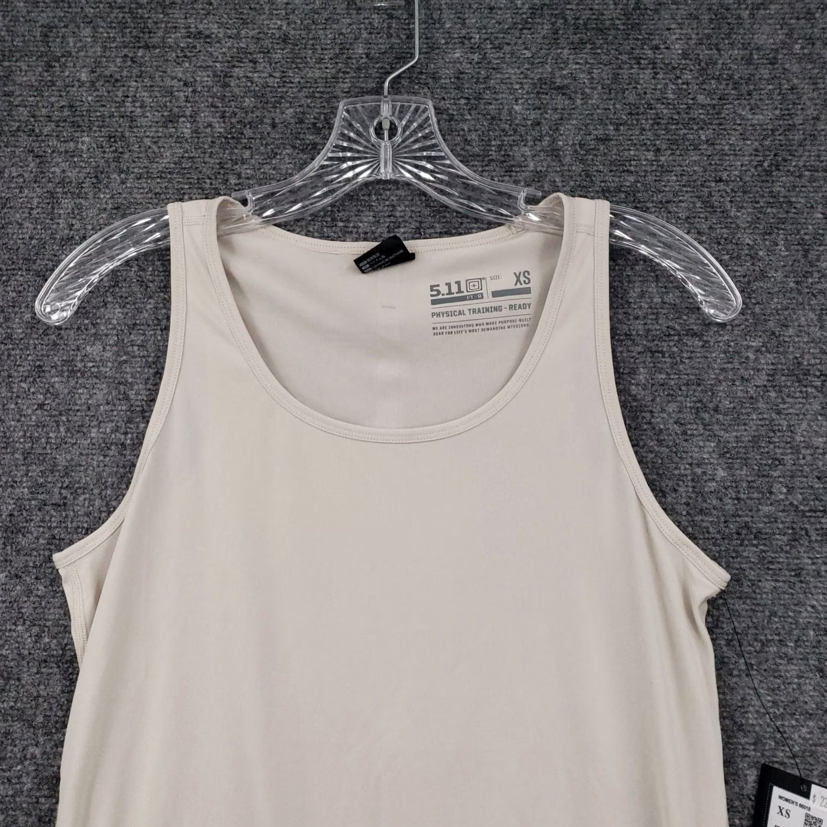 Vintage 5.11 Tactical Tank Womens XS Beige Ready Tank Physical Training Regina 2.0 Size XS / US 0-2 / IT 36-38 - 3 Thumbnail