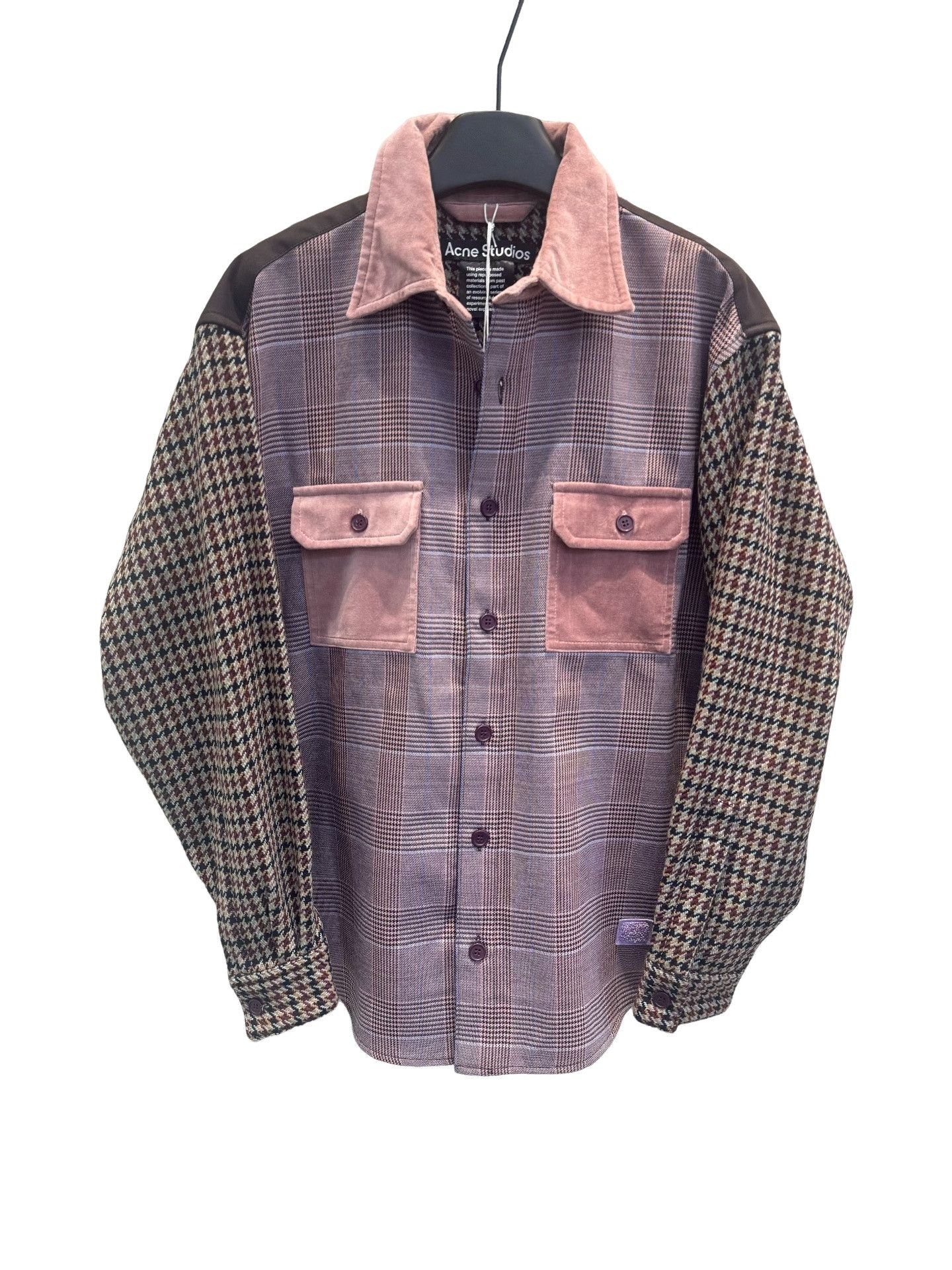 Acne Studios Acne Studios Face Patch Wool Plaid Shirt XS Size US XS / EU 42 / 0 - 1 Thumbnail