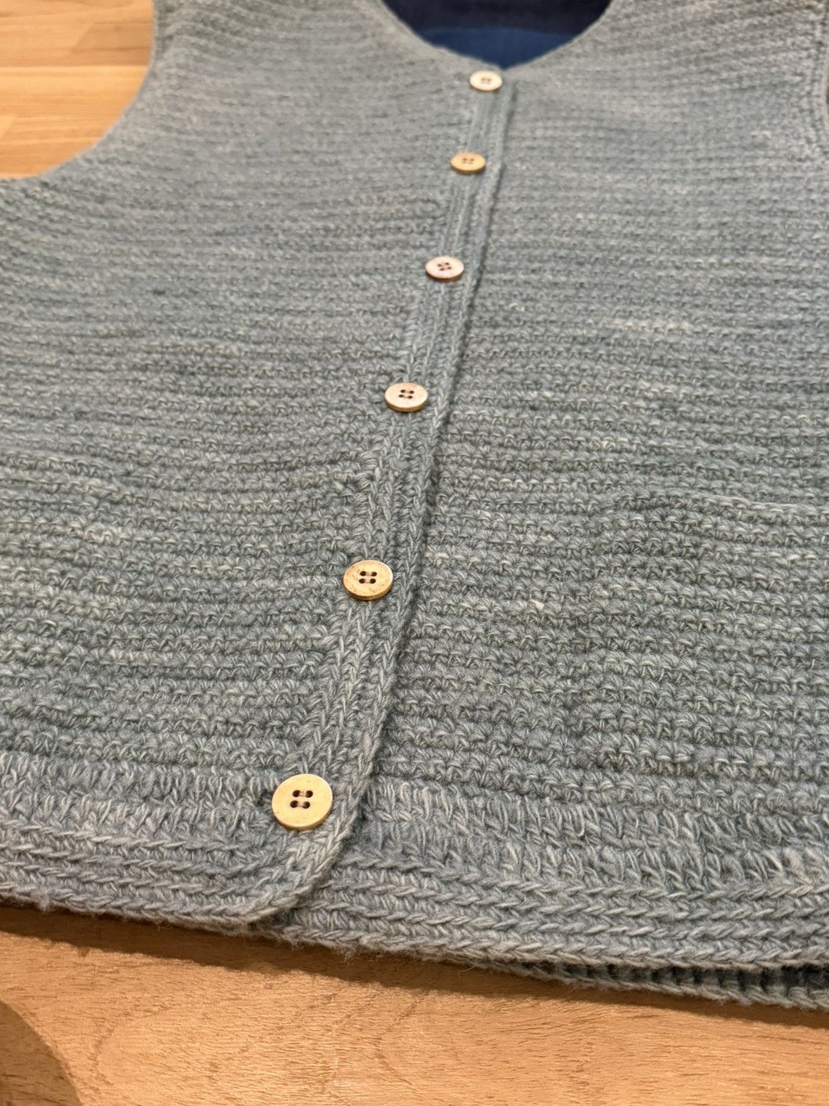 Visvim Crochet hand knit vest N.D. Size US XL / EU 56 / 4 - 15 Thumbnail