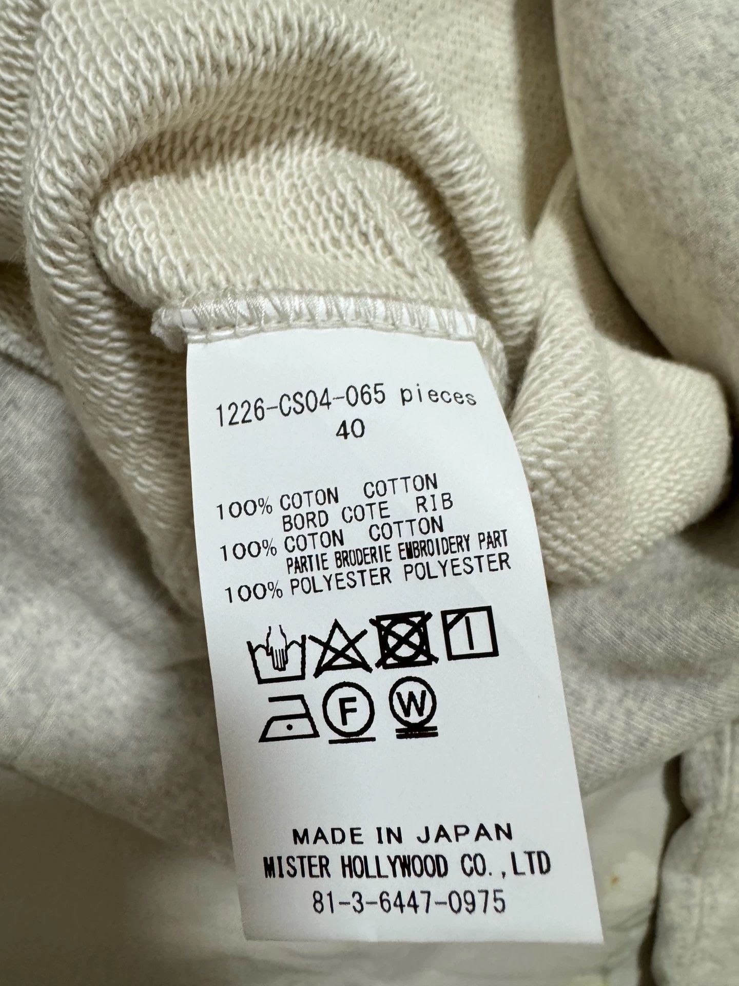 Madness madness x n.hoolywood 22aw 1st gen gray crew M new Size US M / EU 48-50 / 2 - 5 Thumbnail