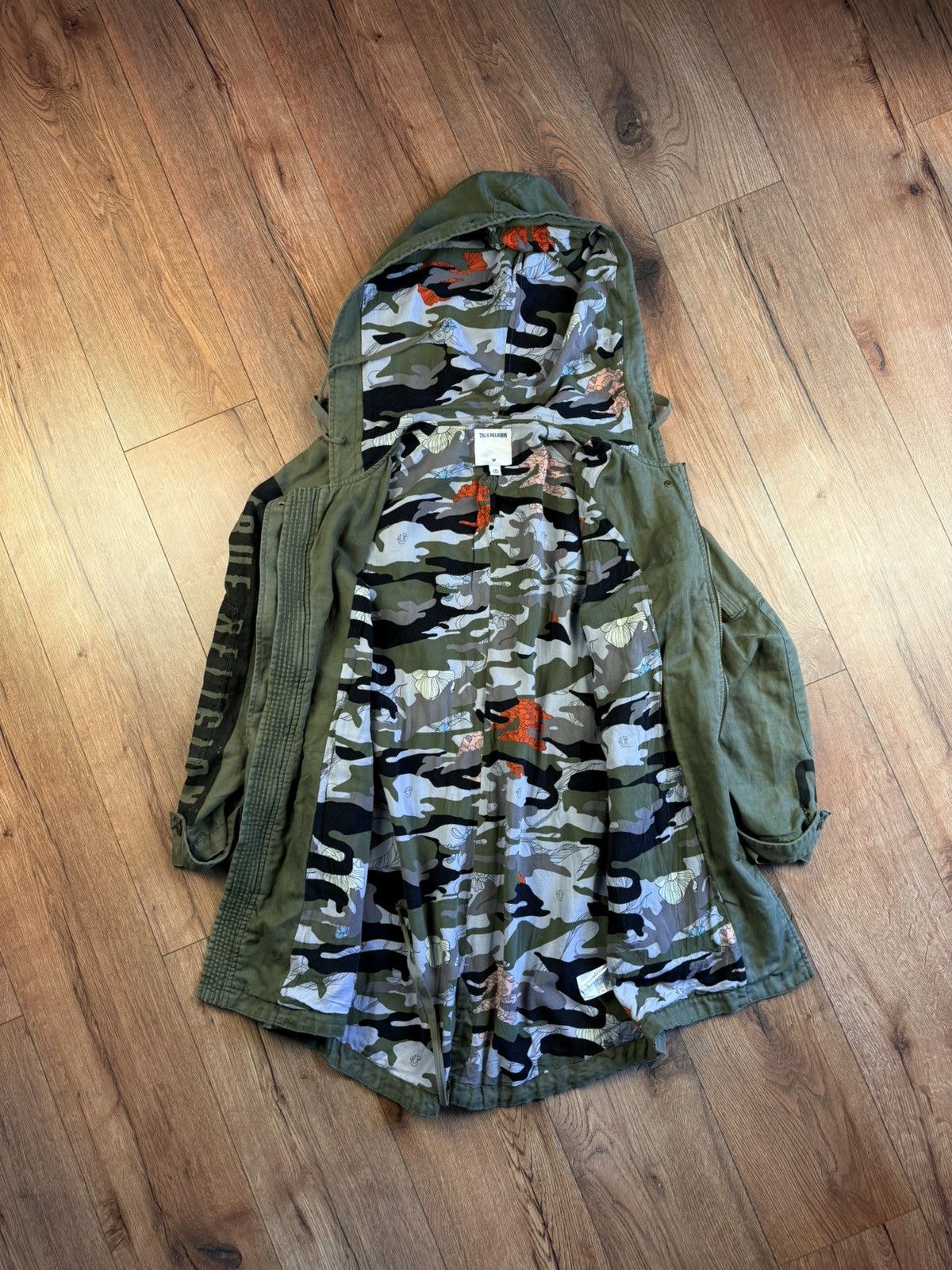 True Religion True Religion Womens Military Parka Green Jacket L Size L / US 10 / IT 46 - 3 Thumbnail