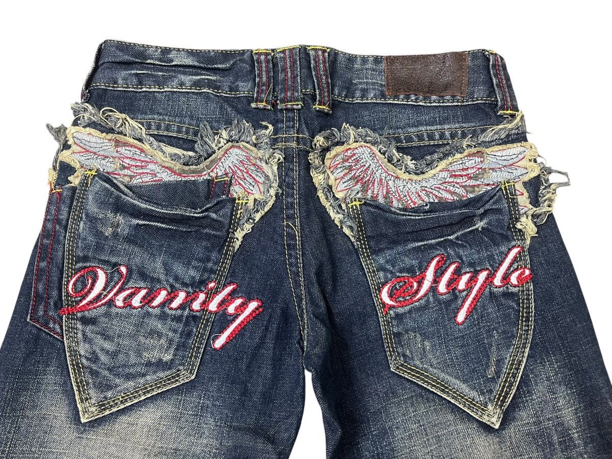 Japanese Brand Vintage Vanity Flare Jeans Wing Streetwear Size US 29 - 3 Thumbnail