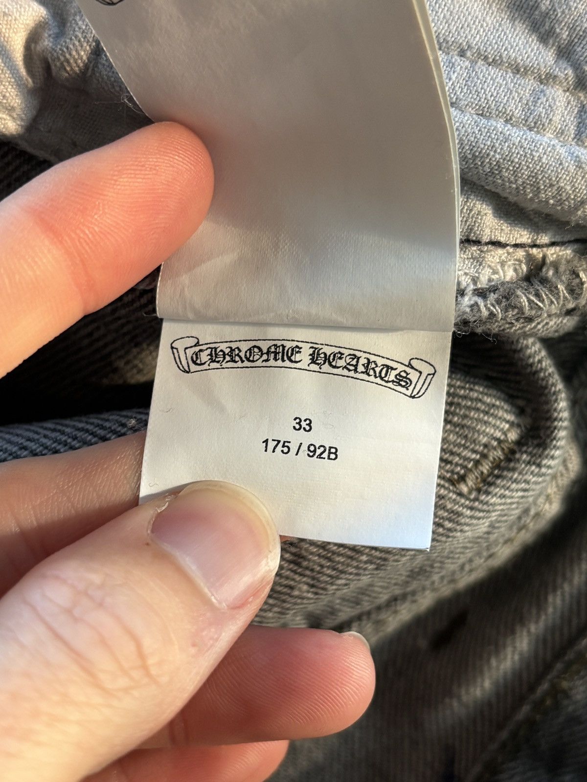 Chrome Hearts CHROME HEARTS PURPLE BARTS PATCH DENIM Size US 33 - 23 Thumbnail
