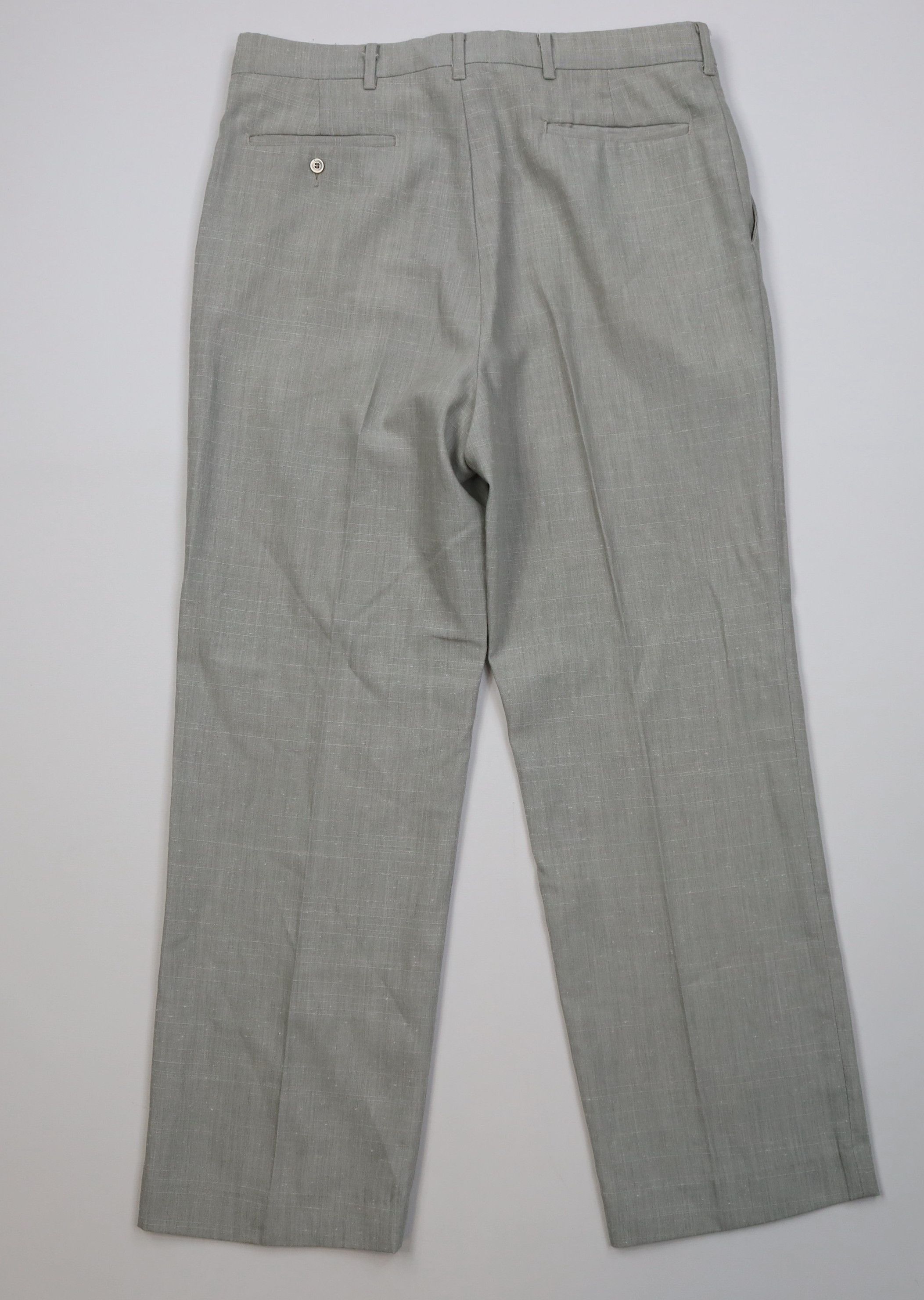 Vintage Vintage 70s Streetwear Rayon Gabardine Blend Wide Leg Pants Size US 34 / EU 50 - 8 Thumbnail