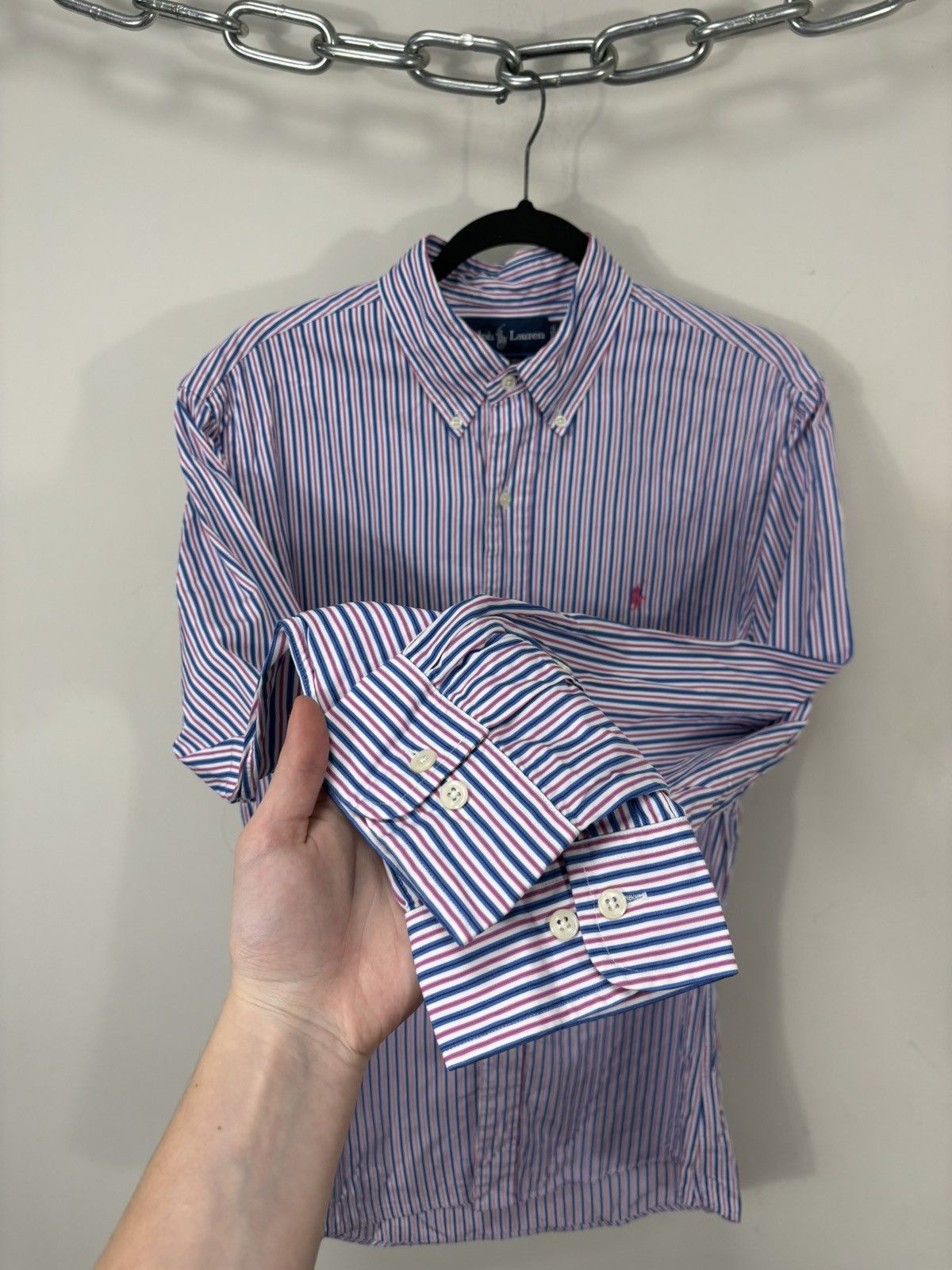 Ralph Lauren Ralph Lauren Vintage Striped Button Down Long Sleeve Shirt Size US L / EU 52-54 / 3 - 6 Thumbnail
