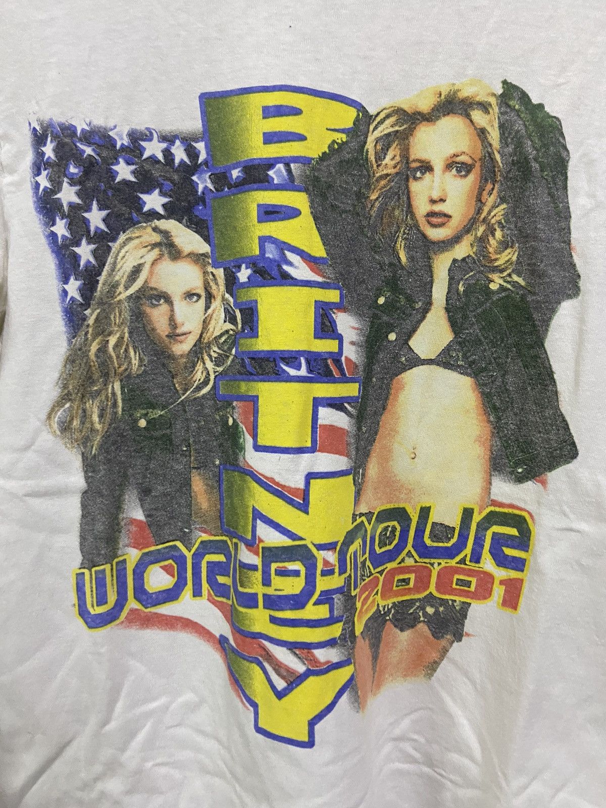Band Tees × Vintage Vintage Britney Spears world tour 2001 concert shirt O-town Size US S / EU 44-46 / 1 - 2 Thumbnail