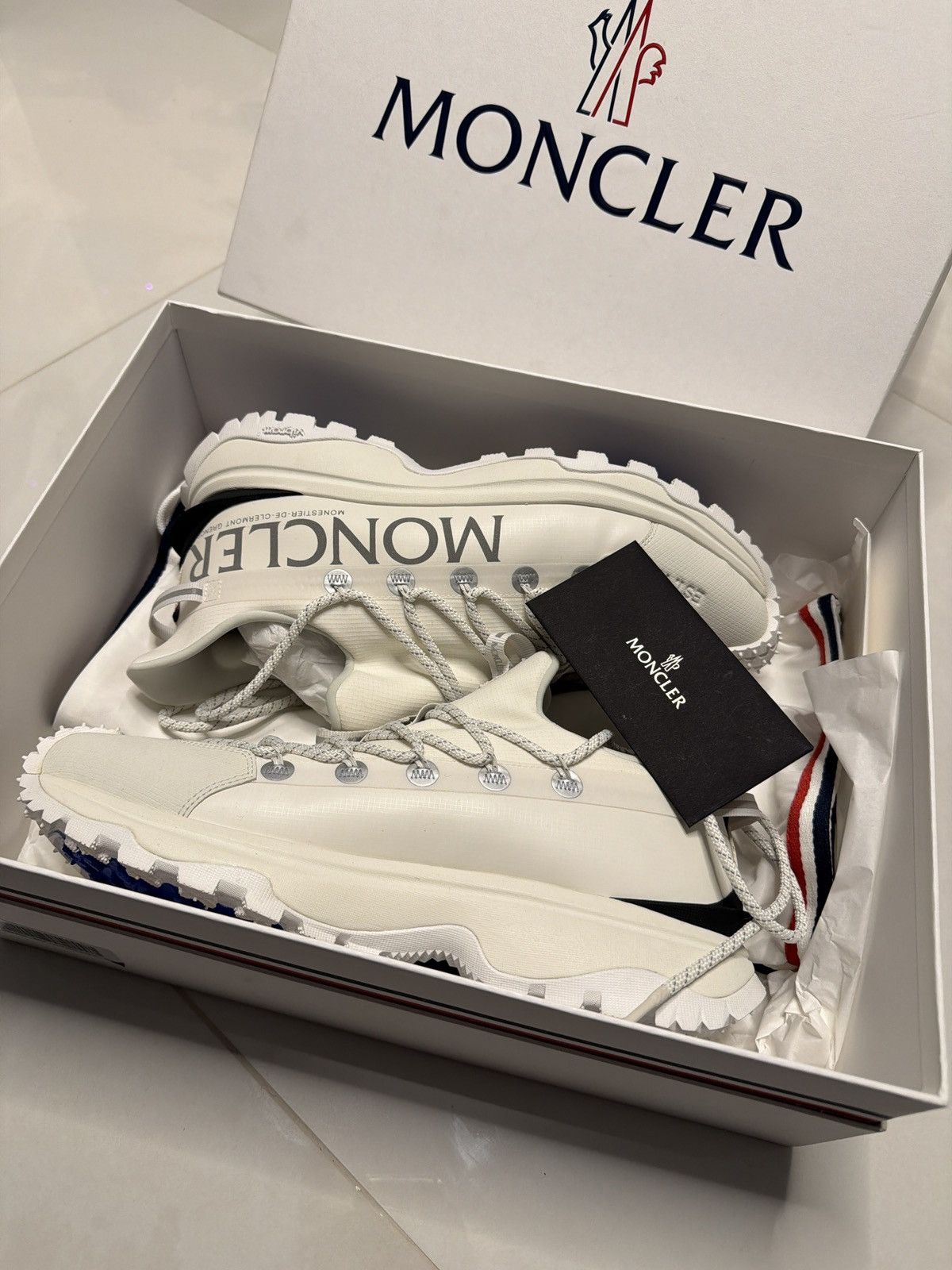 Moncler Moncler - Trailgrip Lite2 Sneaker - white - size 44 Size US 11 / EU 44 - 1 Thumbnail