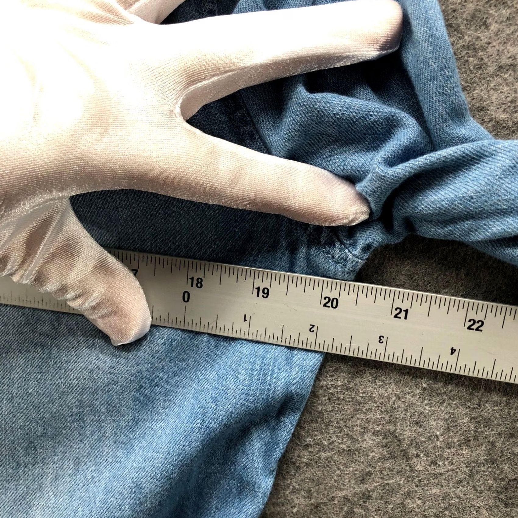 Vintage VINTAGE Lola River Chambray Long Sleeve Shirt Womens S Blue Snap Button Western Size S / US 4 / IT 40 - 7 Thumbnail