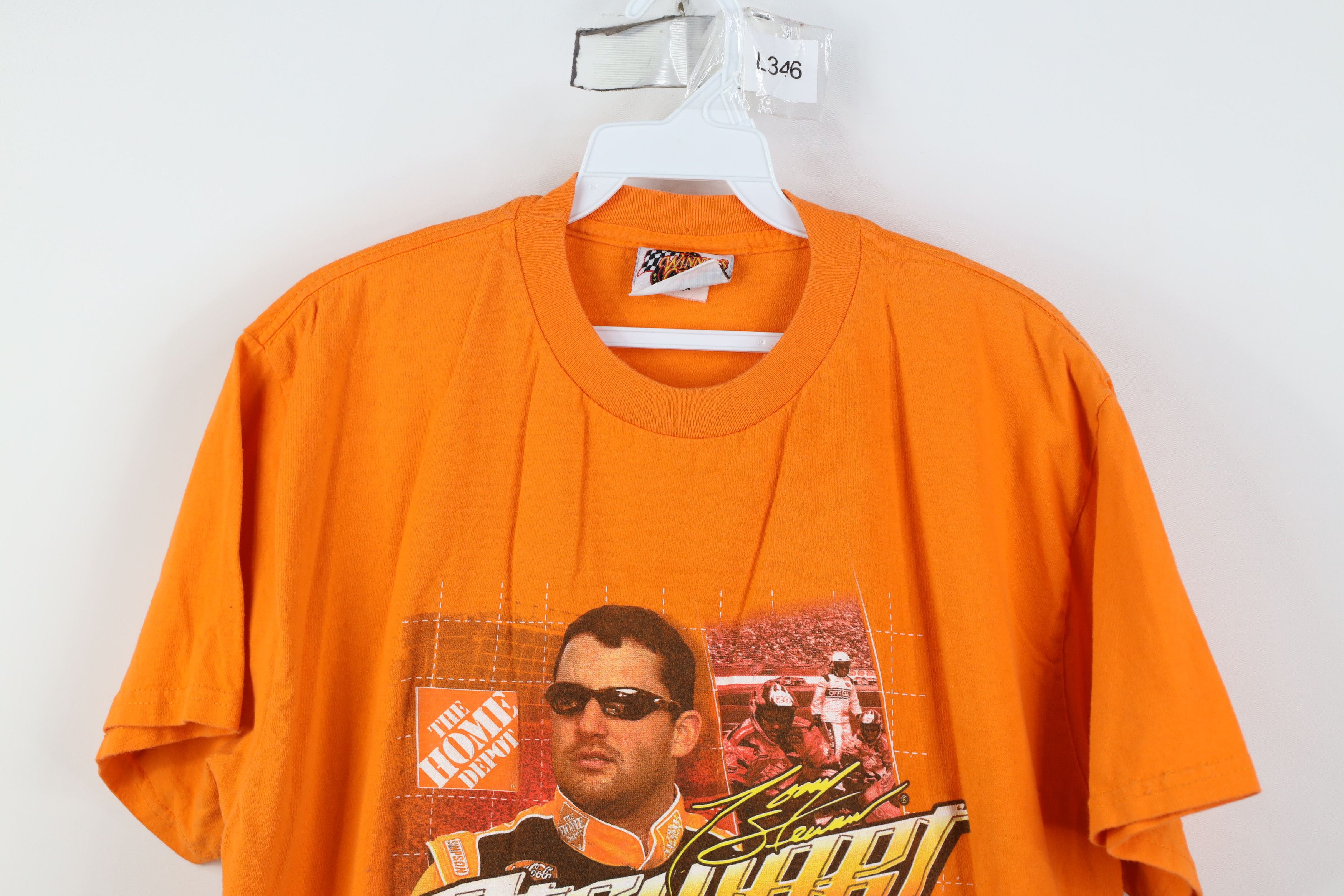 Vintage Vintage Y2K NASCAR Tony Stewart Racing Short Sleeve T-Shirt Size US L / EU 52-54 / 3 - 2 Thumbnail