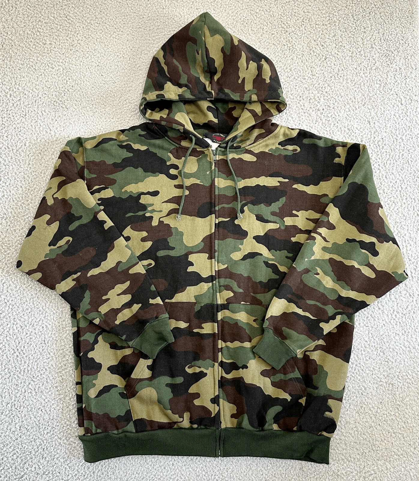 Omni Active Force Camo Jacket Mens XXL Thermal Lined Fleece
