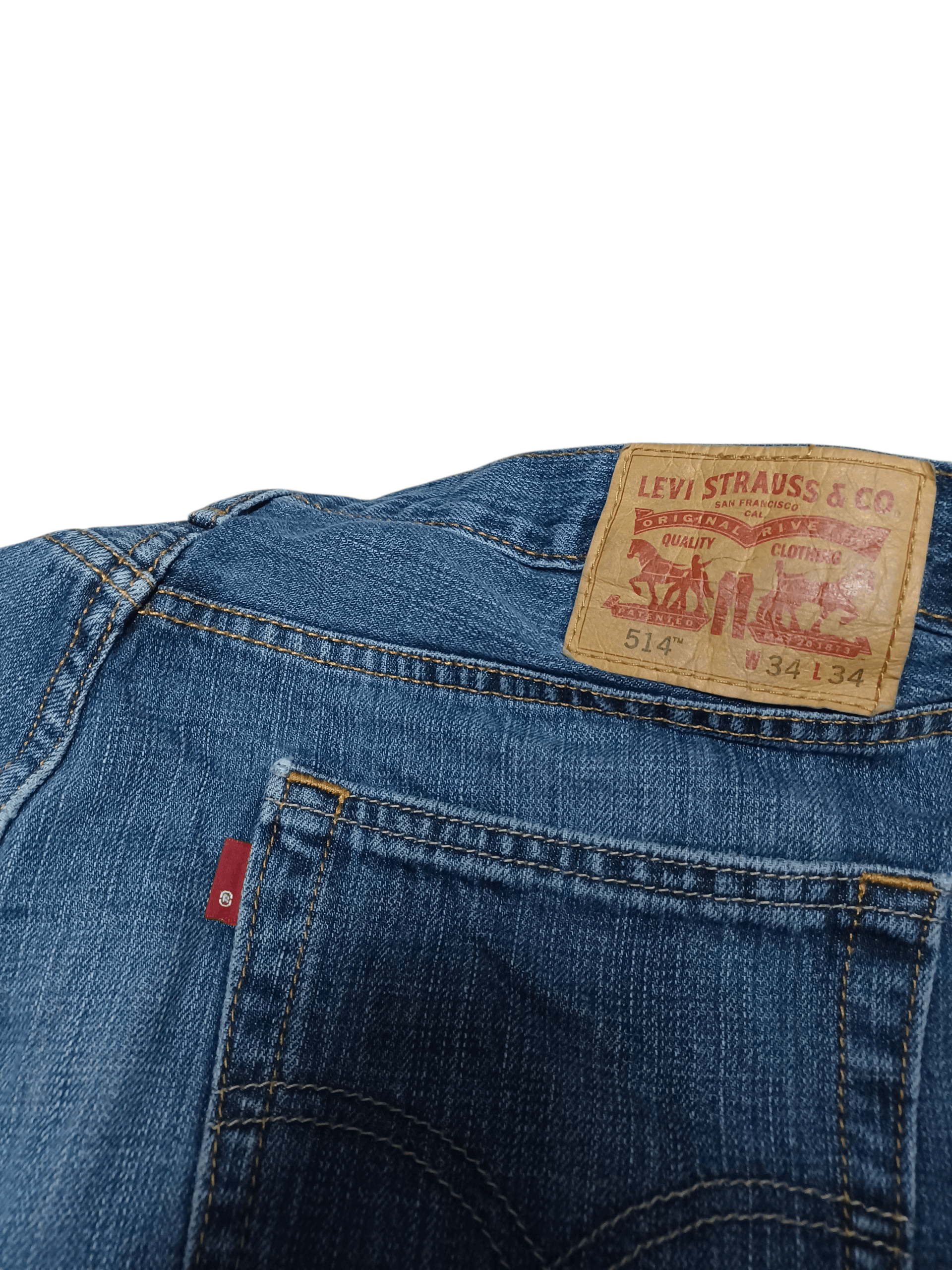 Levi's LEVIS 514 CLASSIC JEANS DENIM W34 L34 Size US 34 / EU 50 - 4 Thumbnail