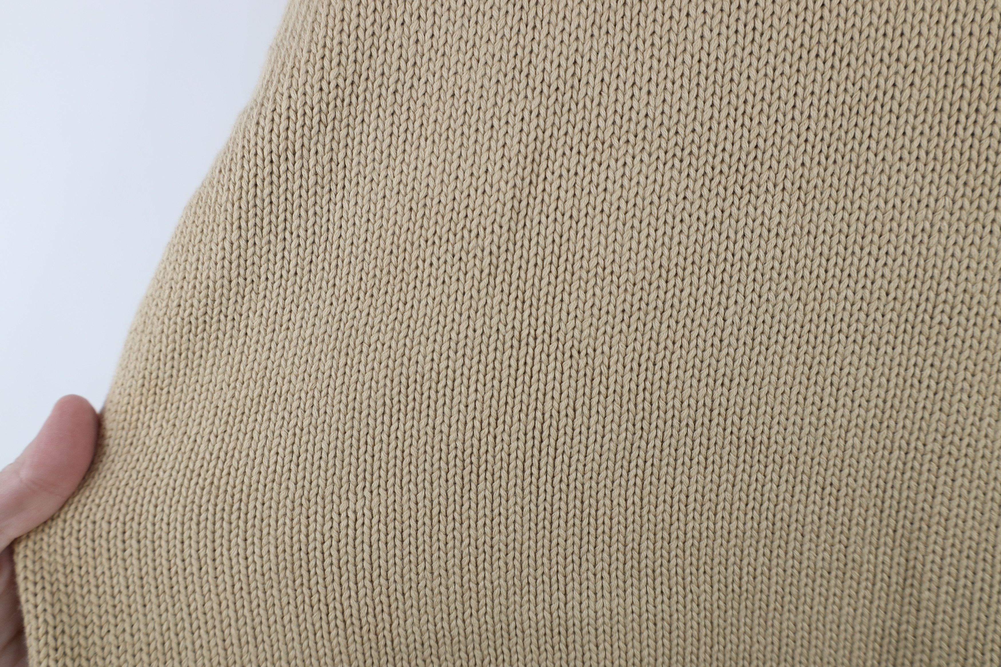 Ralph Lauren × Vintage Vintage 90s Ralph Lauren Cotton Ribbed Knit Full Zip Sweater Size L / US 10 / IT 46 - 12 Thumbnail