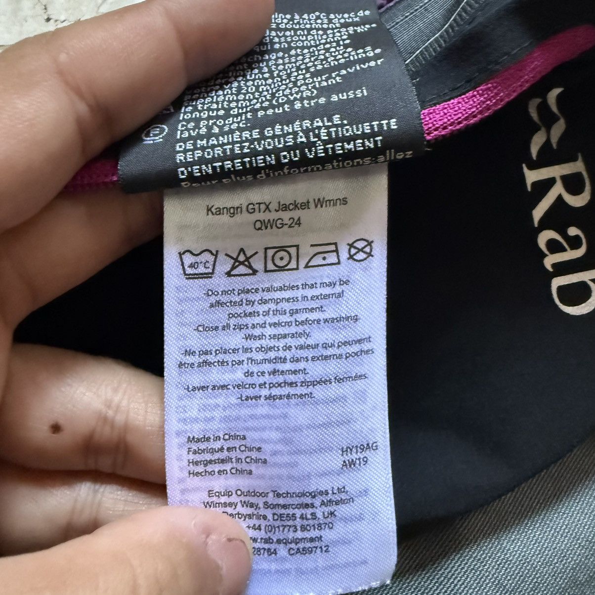 Rab Rab Kangri Goretex rain Jacket Size M / US 6-8 / IT 42-44 - 10 Thumbnail