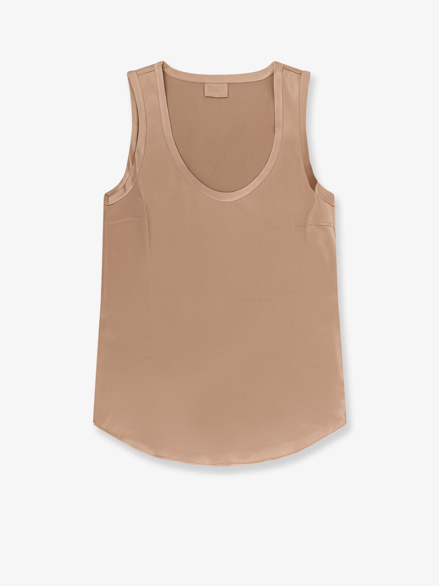 Brunello Cucinelli Brunello Cucinelli Stretch silk tank top Tag Size M Women - USA Tariffs Included Size M / US 6-8 / IT 42-44 - 1 Thumbnail