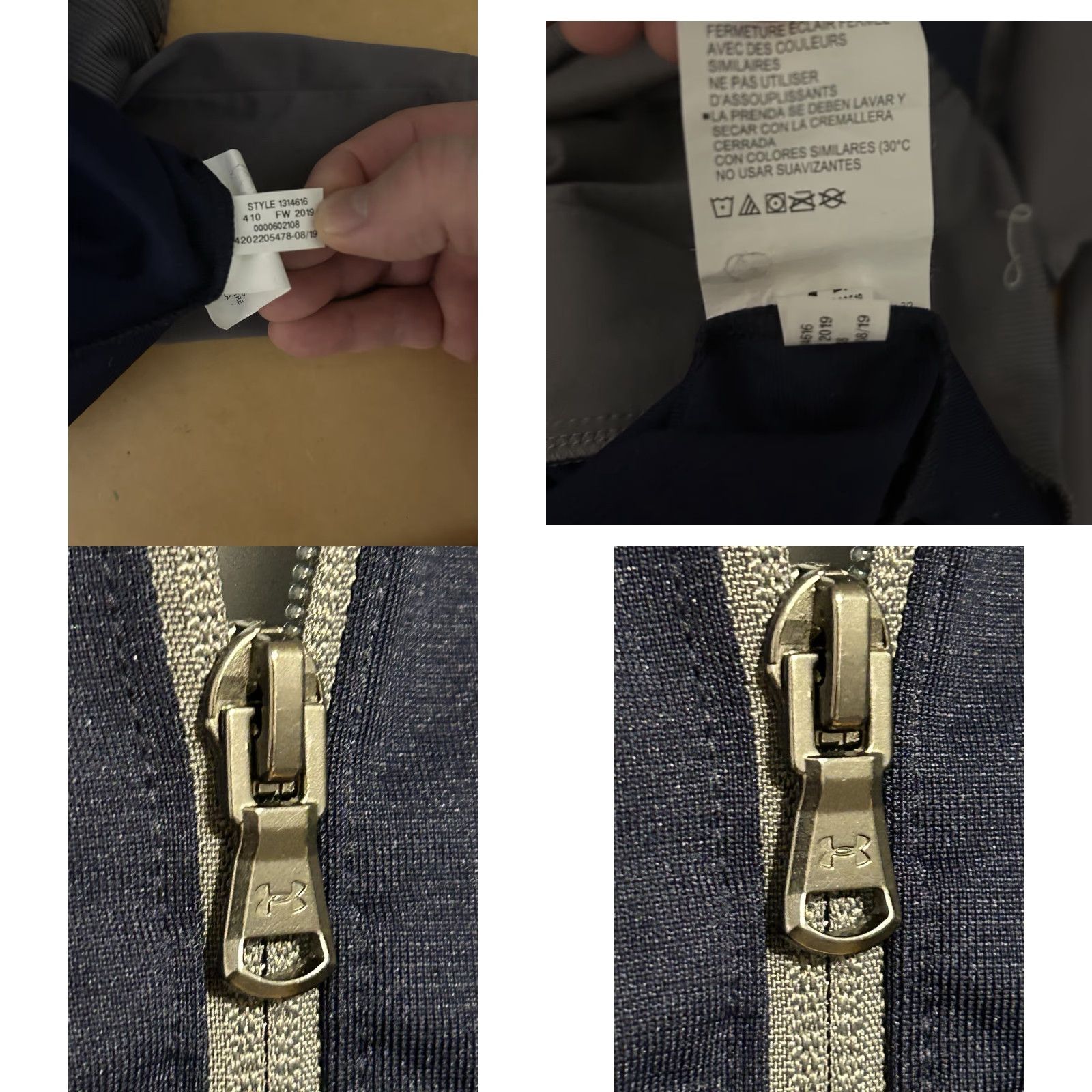Under Armour Under Armour Challenger II Full Zip Track Jacket Women M Blue Gray Size M / US 6-8 / IT 42-44 - 10 Thumbnail