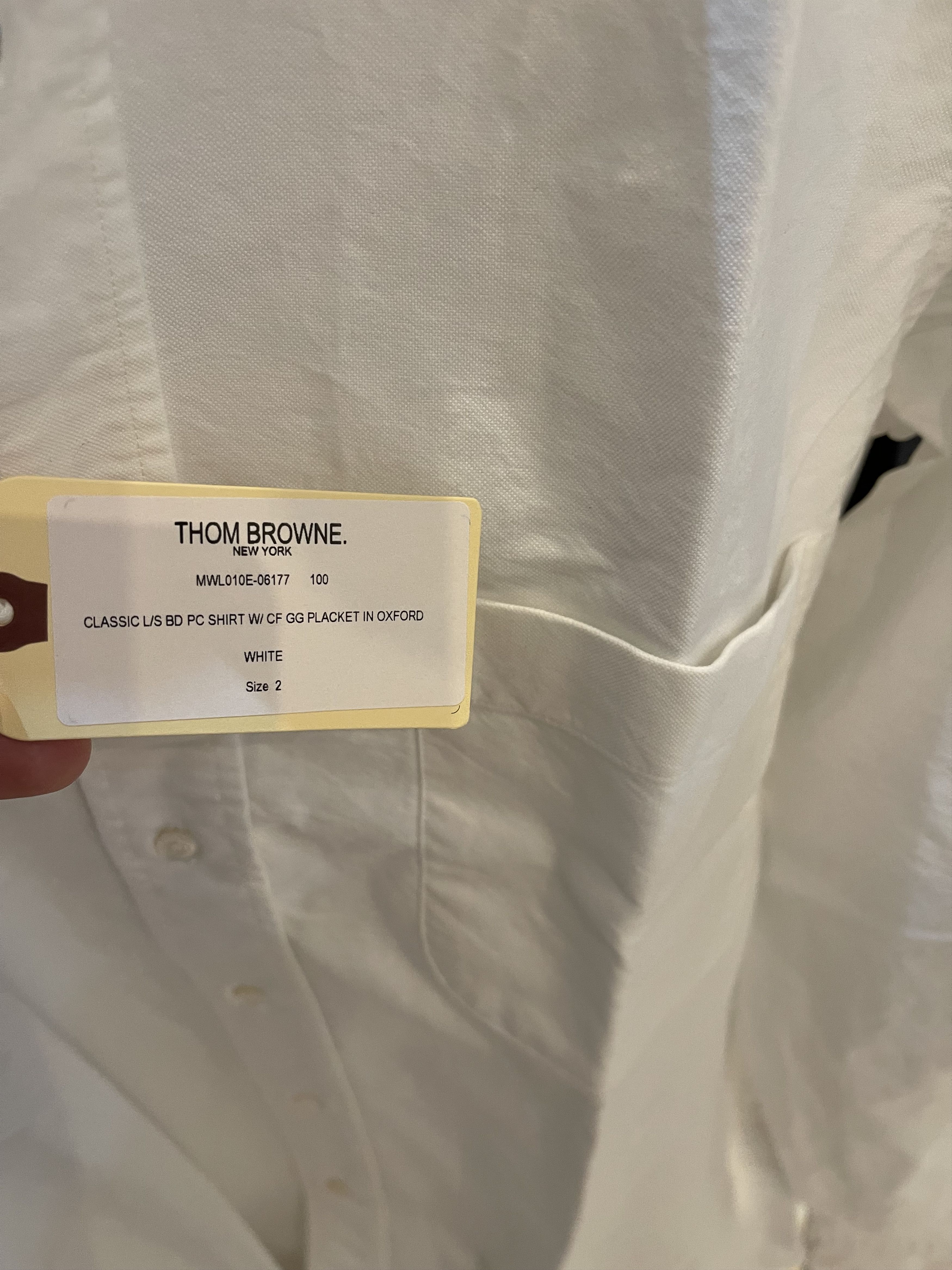 Thom Browne THOM BROWNE CLASSIC LONGSLEEVE SHIRT Size US M / EU 48-50 / 2 - 4 Thumbnail