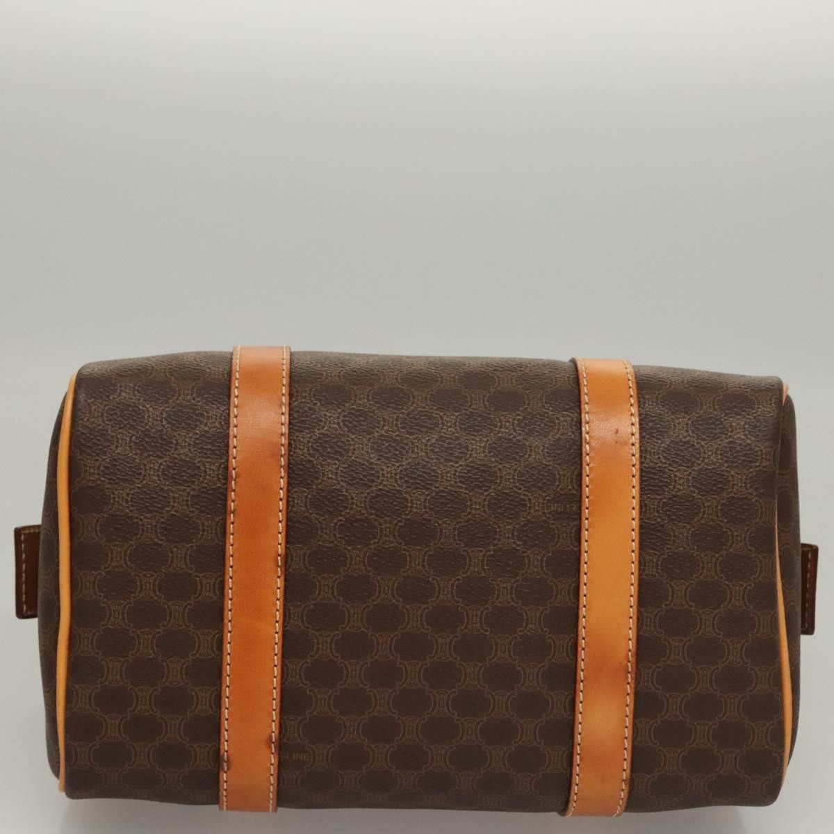 Celine CELINE Macadam Canvas Hand Bag Pvc Leather Brown Gold Size ONE SIZE - 9 Thumbnail