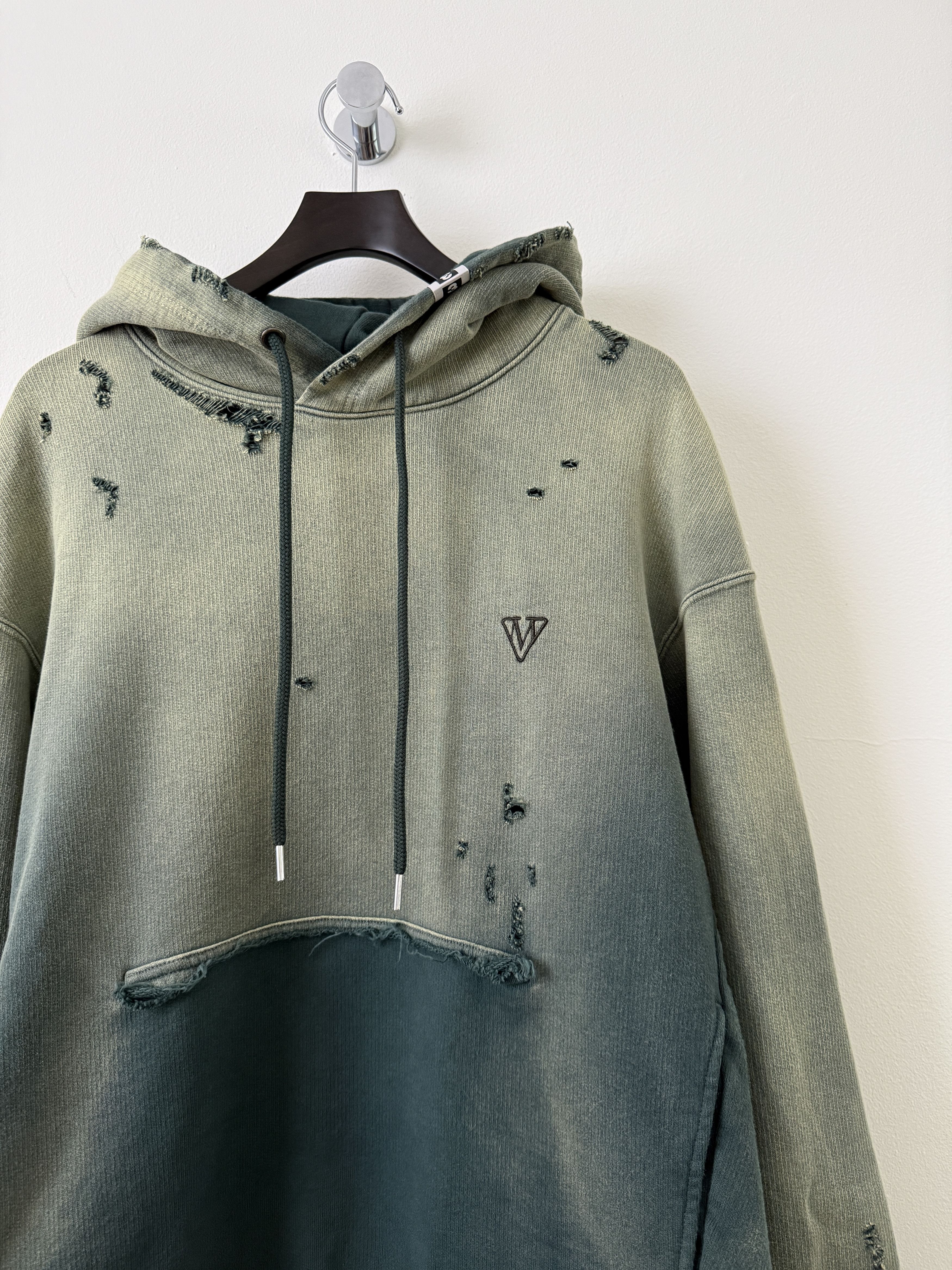 Maison MIHARA YASUHIRO Sun Faded Distressed Pullover Hoodie Size US S / EU 44-46 / 1 - 8 Thumbnail