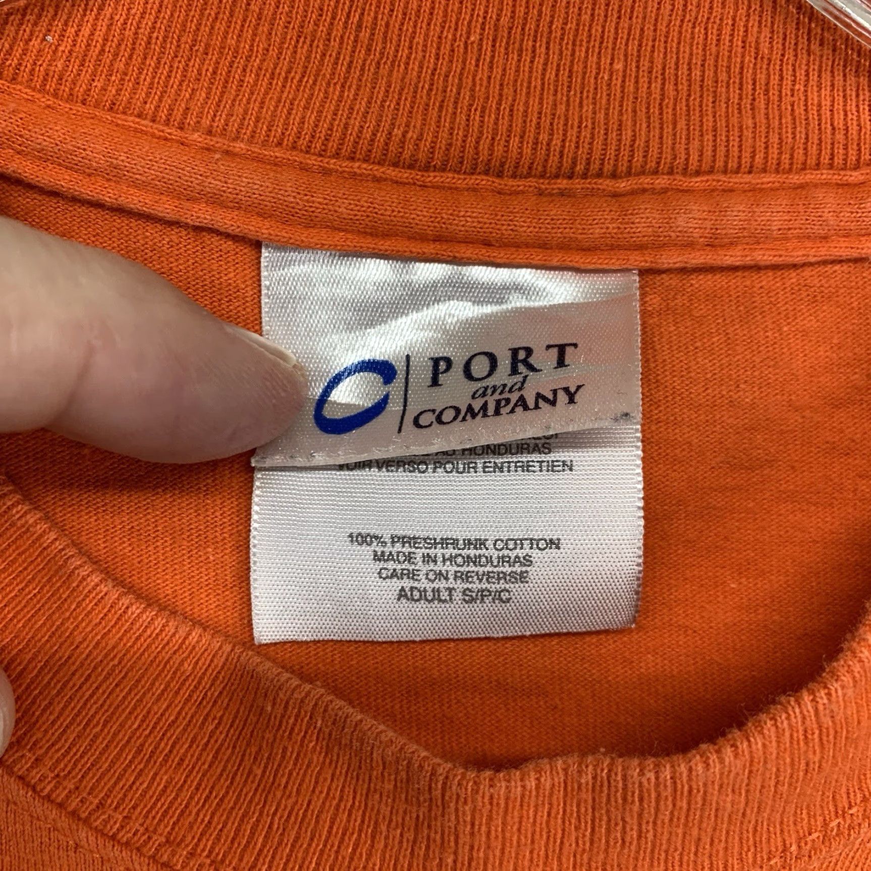 Port & Company VINTAGE Dunkin' Donuts T-Shirt Unisex Adults Small Cotton Orange Graphic Print 2020s Promotional Limited Edition Size US S / EU 44-46 / 1 - 4 Thumbnail