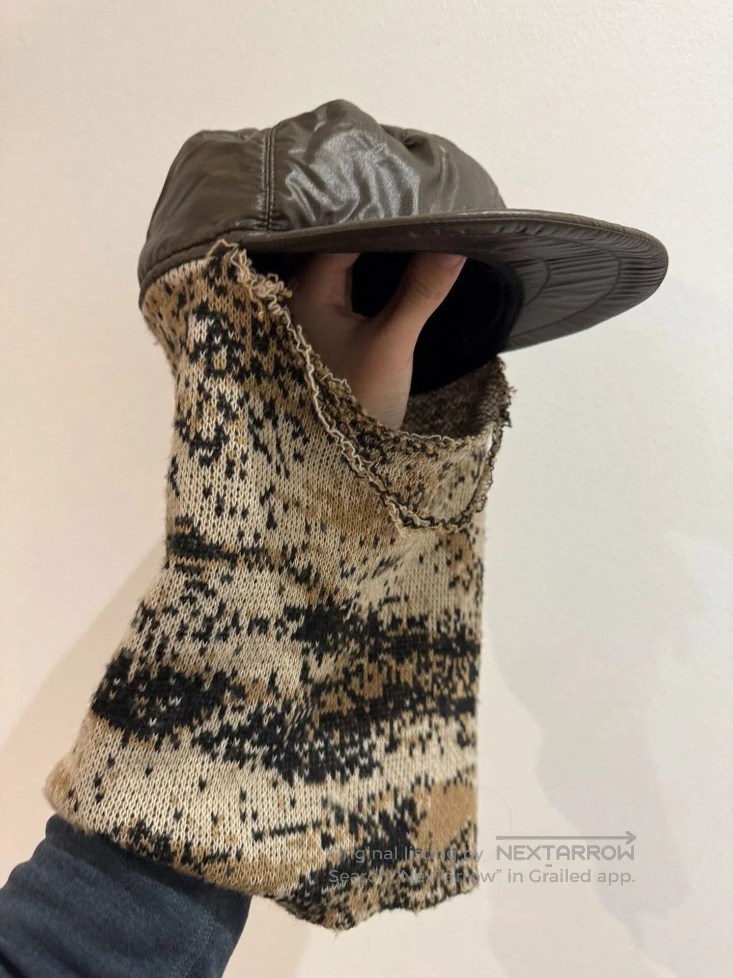 Raf Simons digital camouflage knit balaclava hat. Size ONE SIZE - 1 Thumbnail