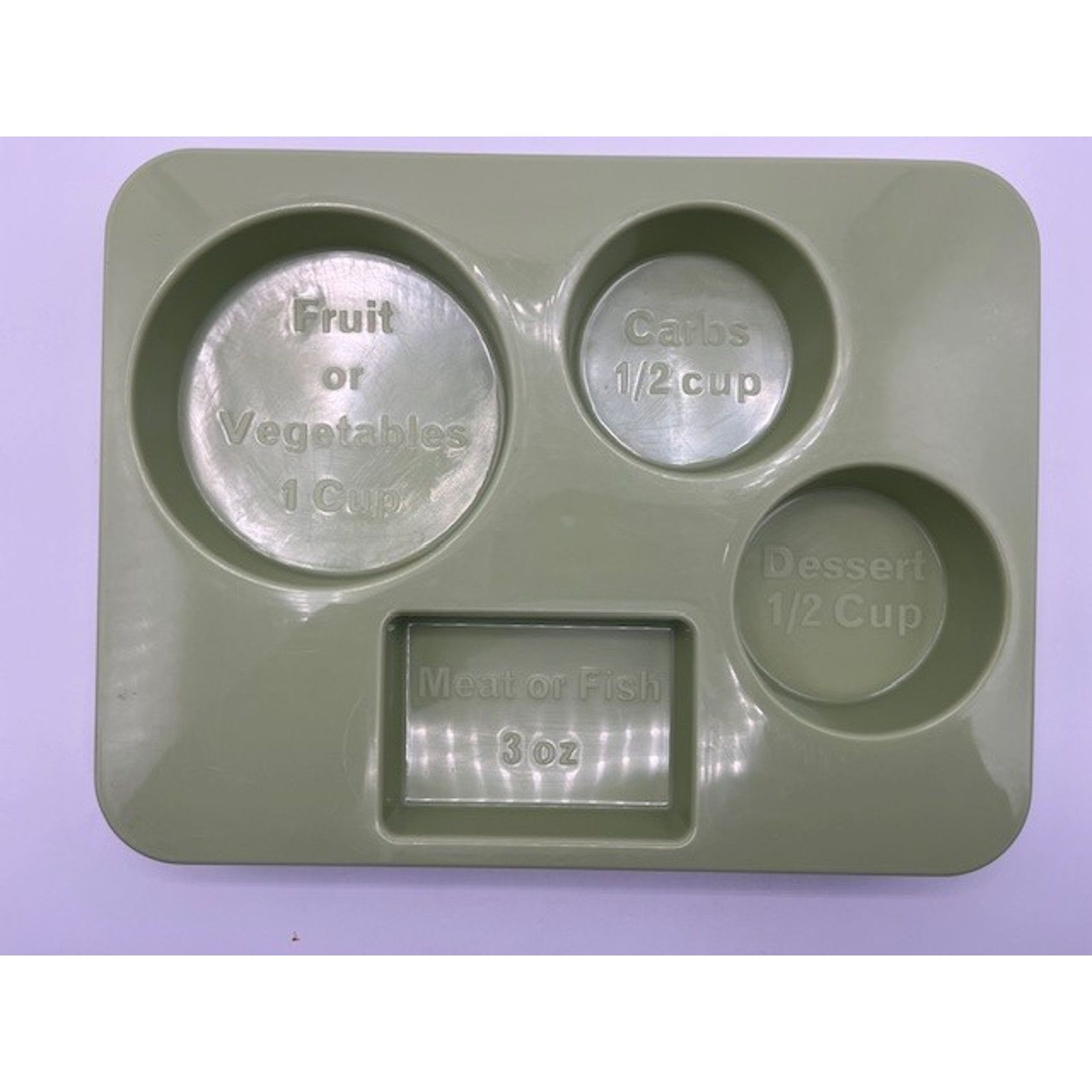 Other 2 pk- Perfect Portion Food Separation Plates Weight Loss Size ONE SIZE - 14 Thumbnail