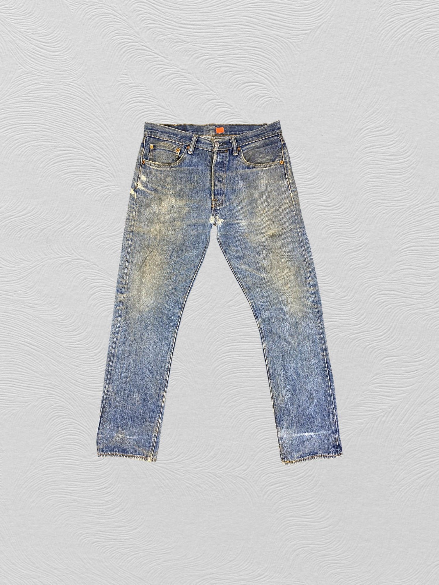 Levi's Dirty Used Blue Vintage Levi's 501 32x30.5 Denim -JN2245 Size US 32 / EU 48 - 1 Thumbnail