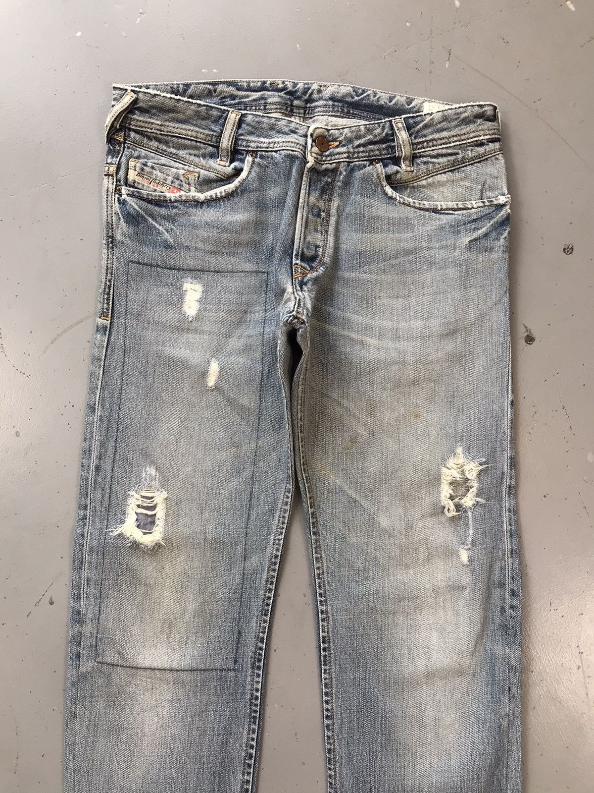 Diesel × Vintage Vintage diesel industry distressed zipper pocket denim Size US 34 / EU 50 - 5 Thumbnail
