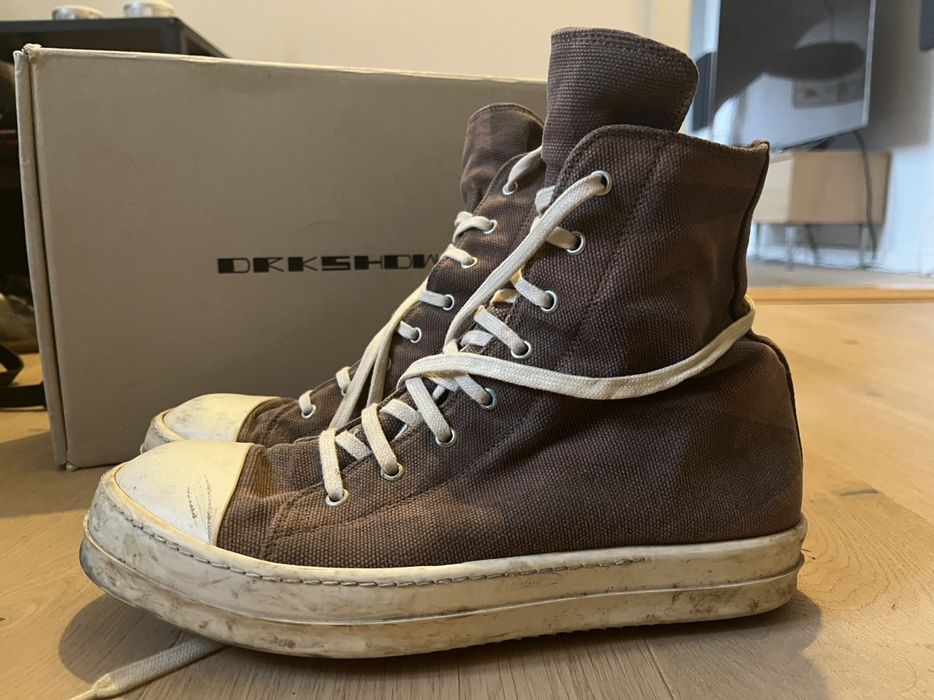 Rick owens drkshdw hot sale ramones sizing