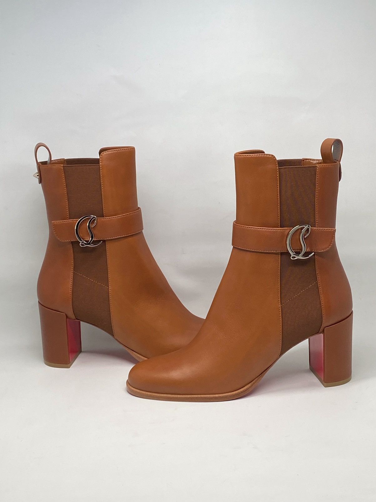 Christian Louboutin Christian Louboutin Leather 70 Chelsea Booties size 39.5 Size US 9.5 / IT 39.5 - 1 Thumbnail