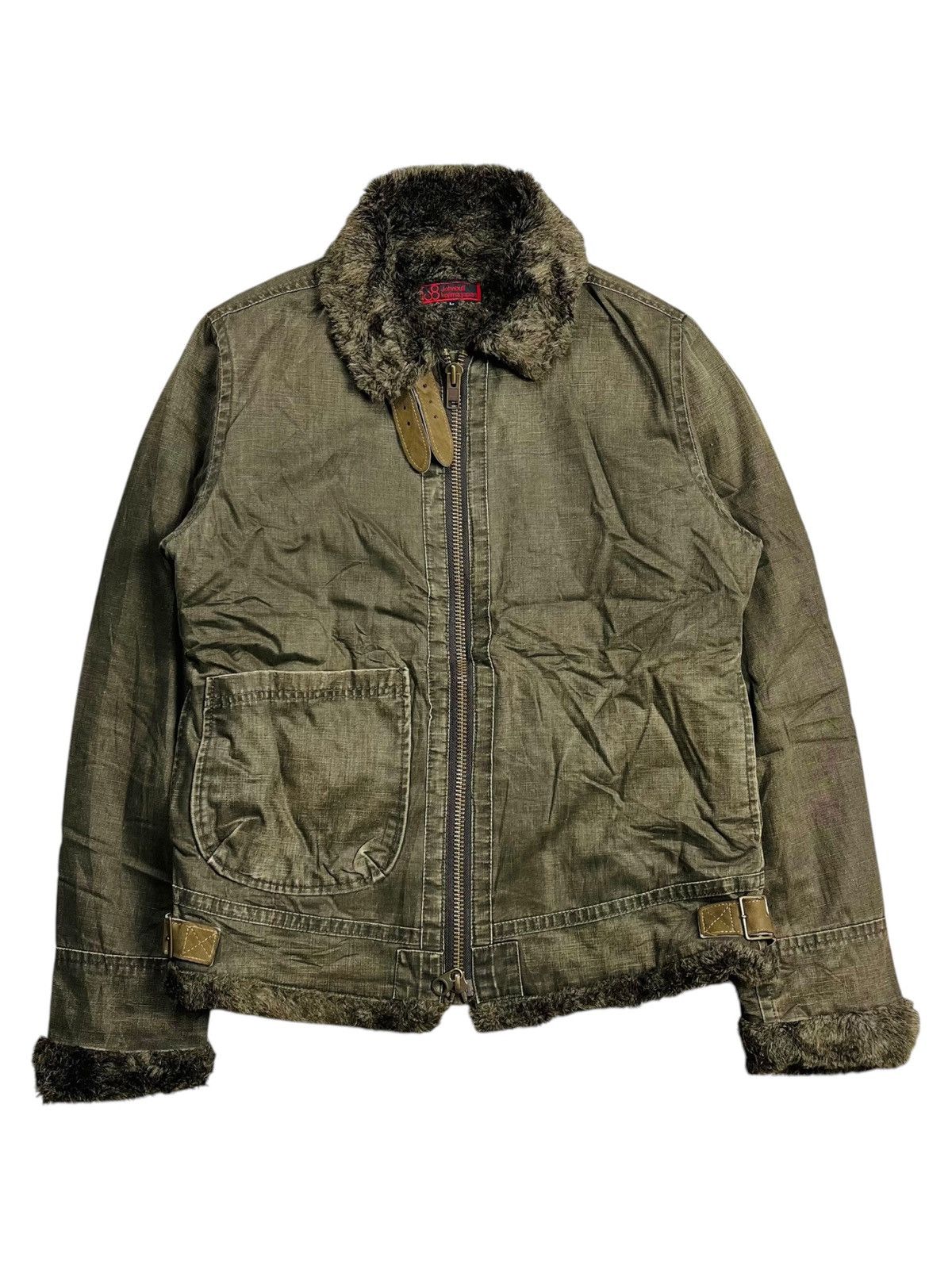 If Six Was Nine 1990s Johnbull - Fuzzy Liner Apocalypse Jacket Size US M / EU 48-50 / 2 - 2 Thumbnail