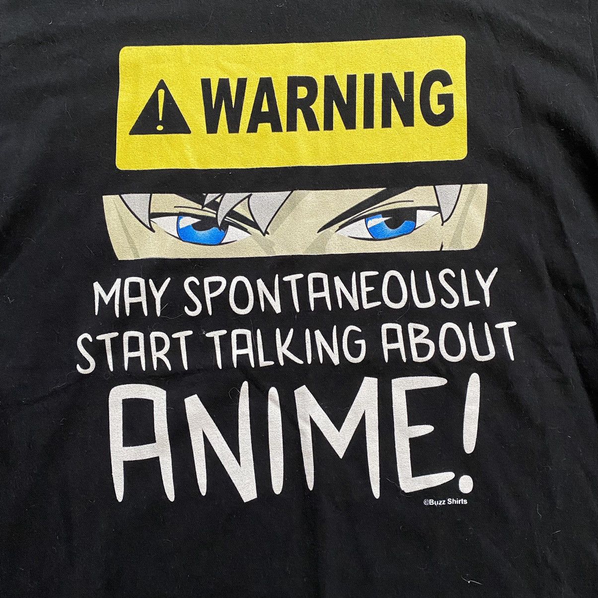 Anime WARNING START TALKING ABOUT ANIME HIMOR T SHIRT Size US M / EU 48-50 / 2 - 2 Thumbnail