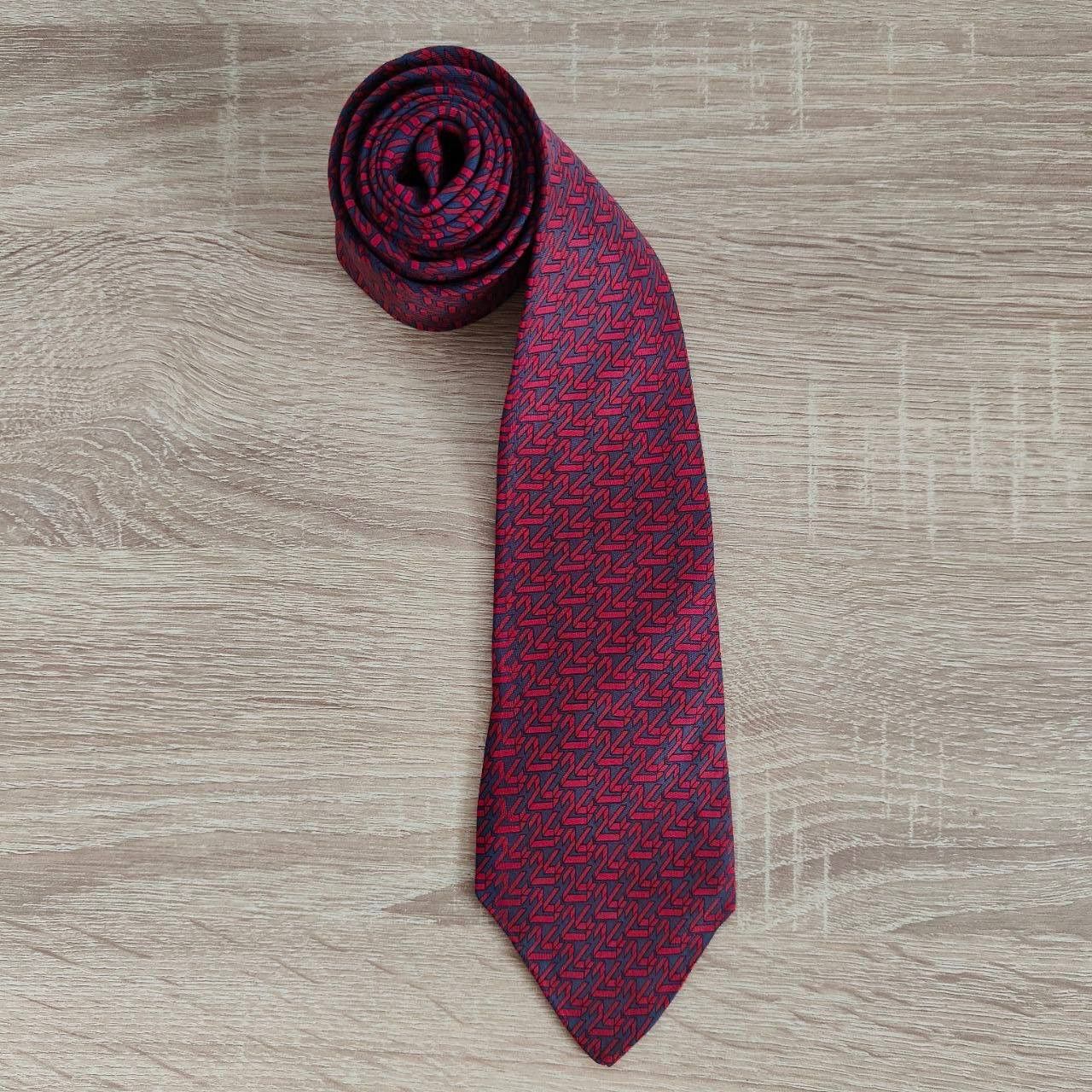 Hermes Hermes Paris Silk Tie 7263 MA Birds Red Size ONE SIZE - 1 Thumbnail