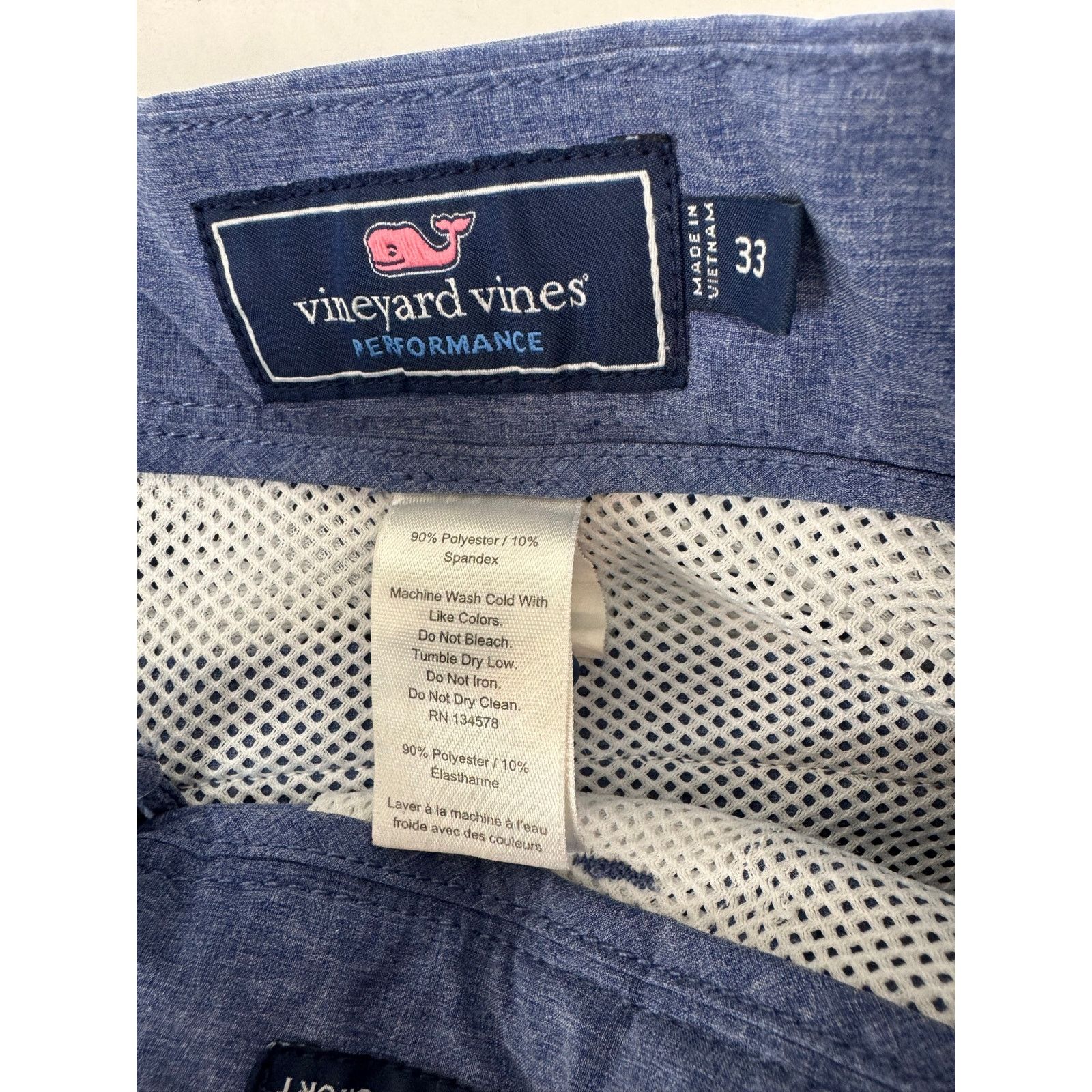 Vineyard Vines Vineyard Vines Shorts Men's 33 Blue Breaker Performance 9" Size US 33 - 7 Thumbnail