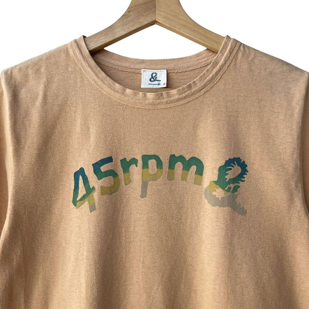 45rpm 45rpm Japan WMN Logo Script Tee Size M / US 6-8 / IT 42-44 - 3 Thumbnail