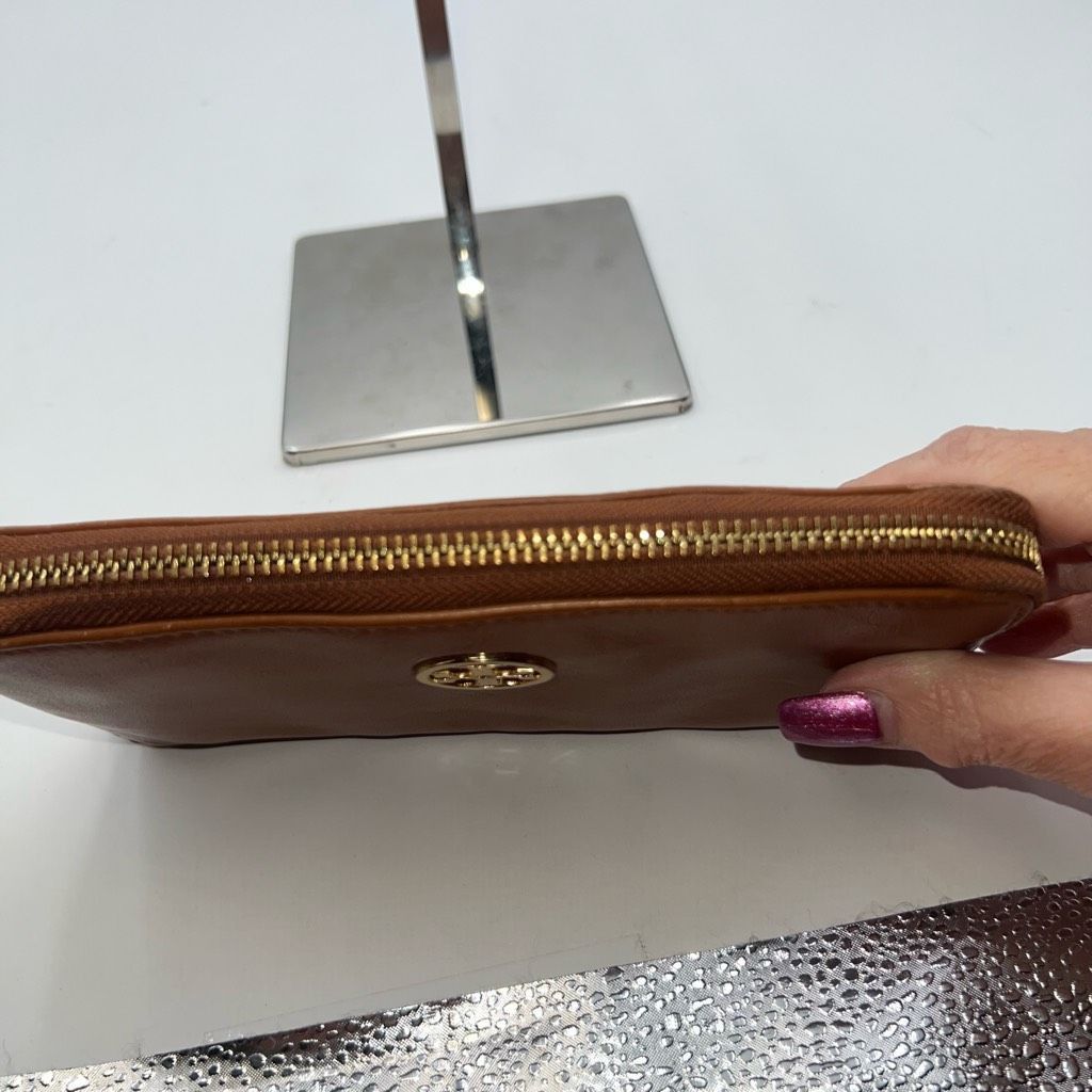 Tory Burch Tory Burch Dena Leather Zip Continental Clutch Wallet Size ONE SIZE - 11 Thumbnail