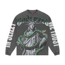Godspeed Godspeed 'Top 5 Slizzy BOOM' Grey Wash LS Tee Size US XL / EU 56 / 4 - 1 Thumbnail