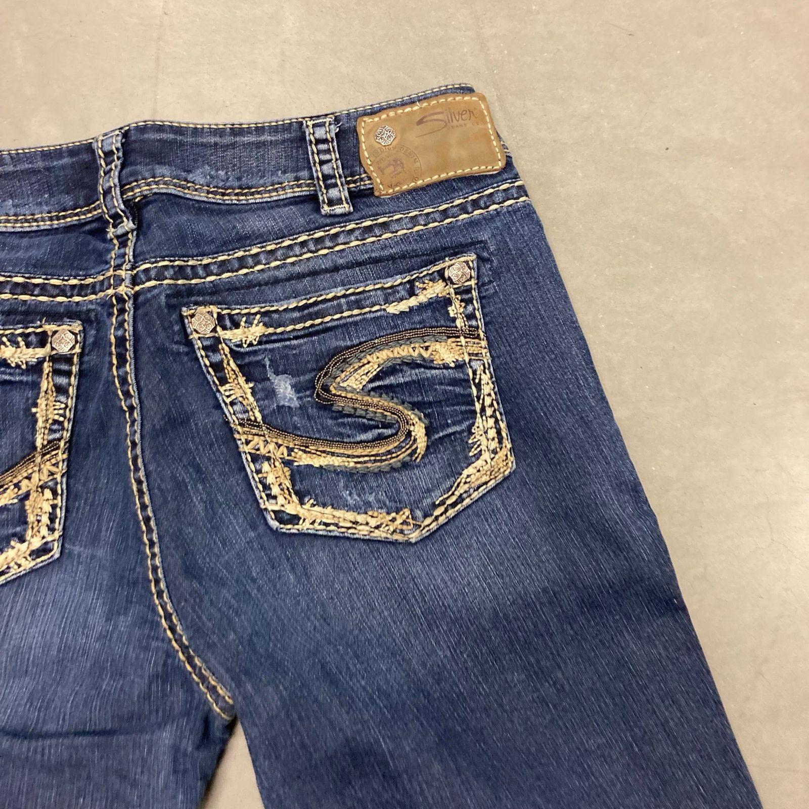 Silver Jeans Co. × Vintage y2k low rise silver bootcut Jeans 32x31 Size US 32 / EU 48 - 3 Thumbnail