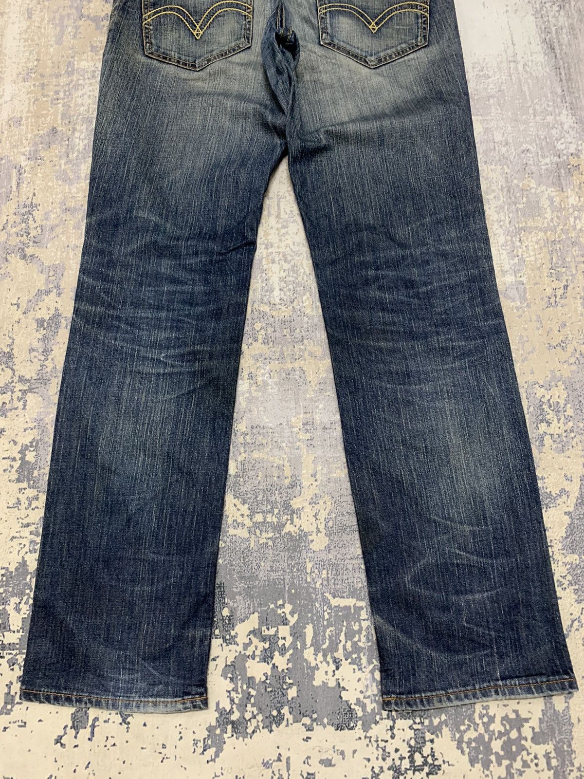 Levi's VINTAGE LEVIS STONEWASHED DISTRESSED DENIM JEANS 33x32.5 Size US 33 - 14 Thumbnail