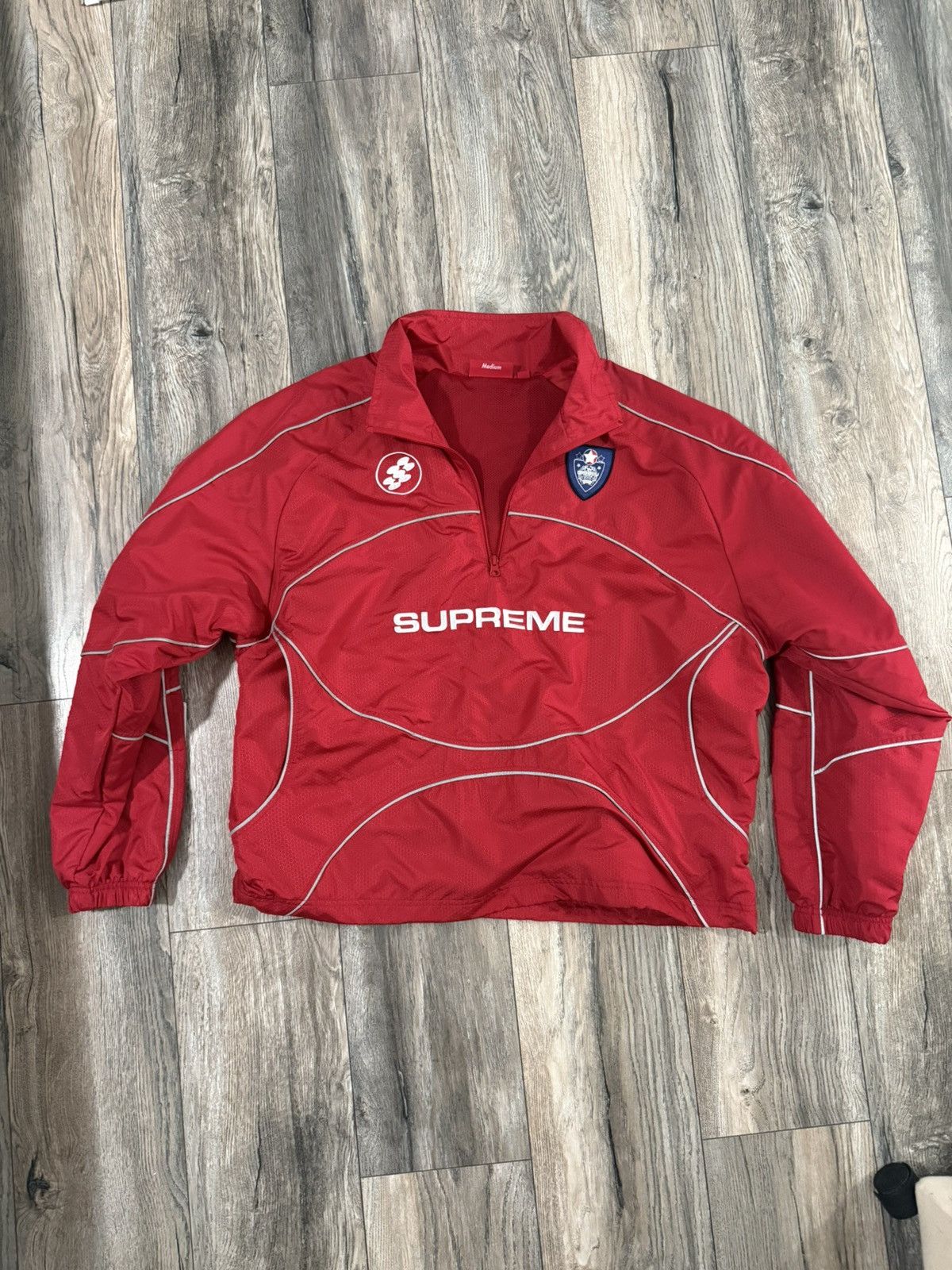 Supreme Supreme reflective piping pullover Size US M / EU 48-50 / 2 - 1 Thumbnail