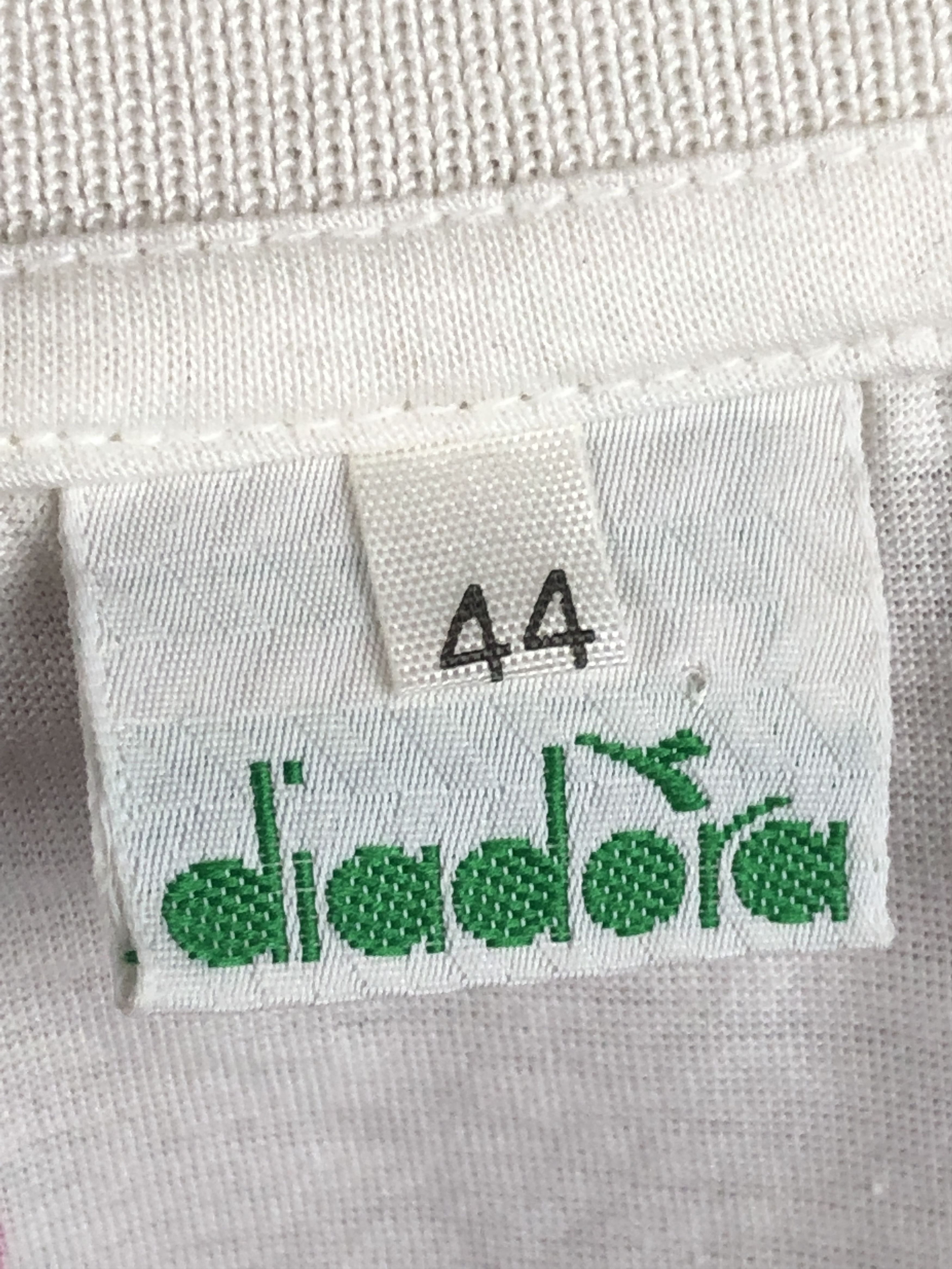 Diadora × Vintage 90s Diadora Vintage Women's Polo Shirt - 44 S Size US S / EU 44-46 / 1 - 5 Thumbnail